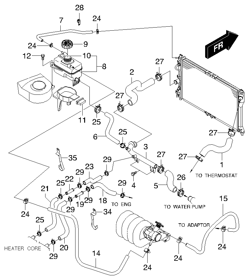 GM 96312510 - Tappo, serbatoio refrigerante www.autoricambi360.it