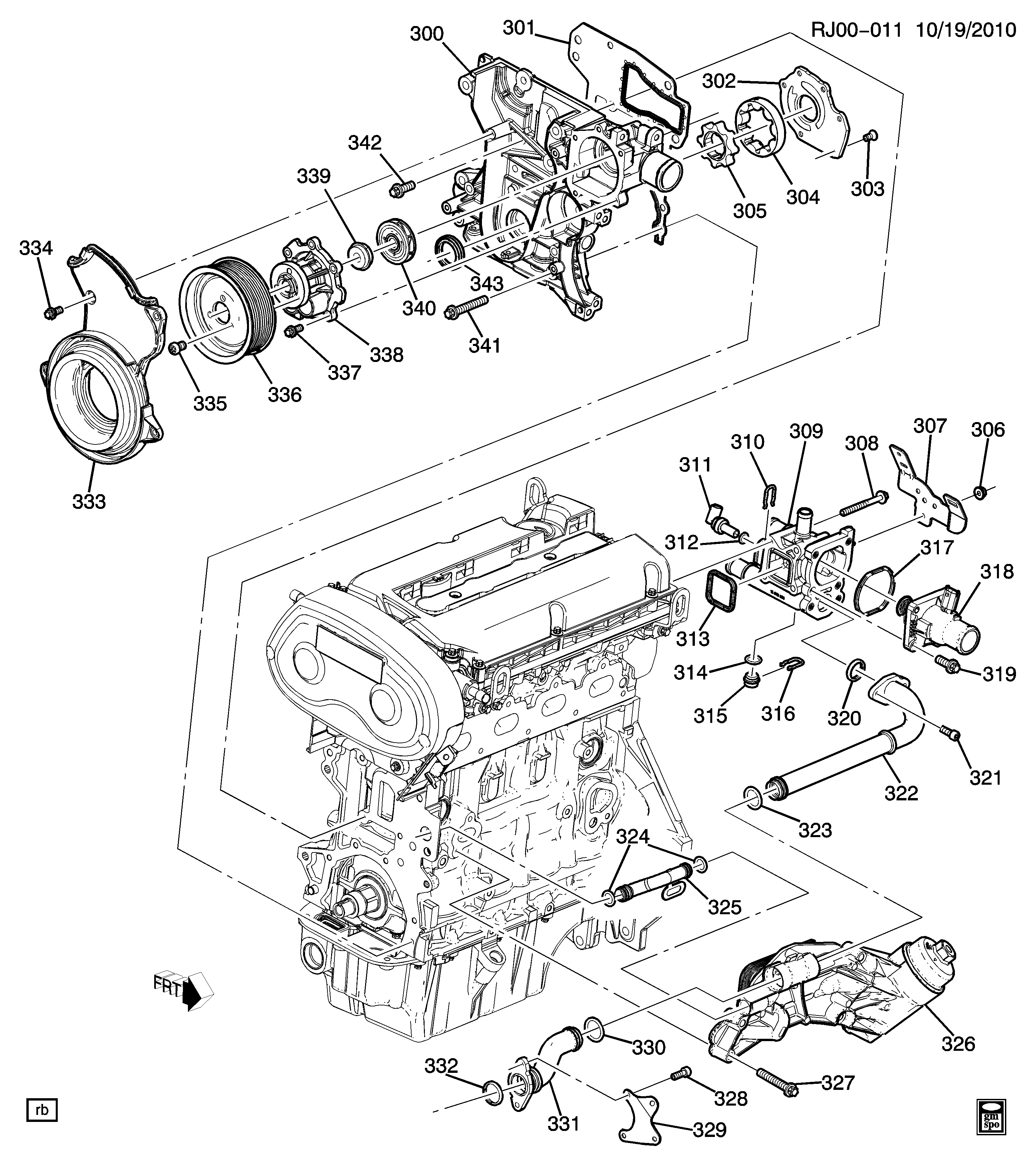 GM 55 591 401 - Sensore, Temperatura refrigerante www.autoricambi360.it