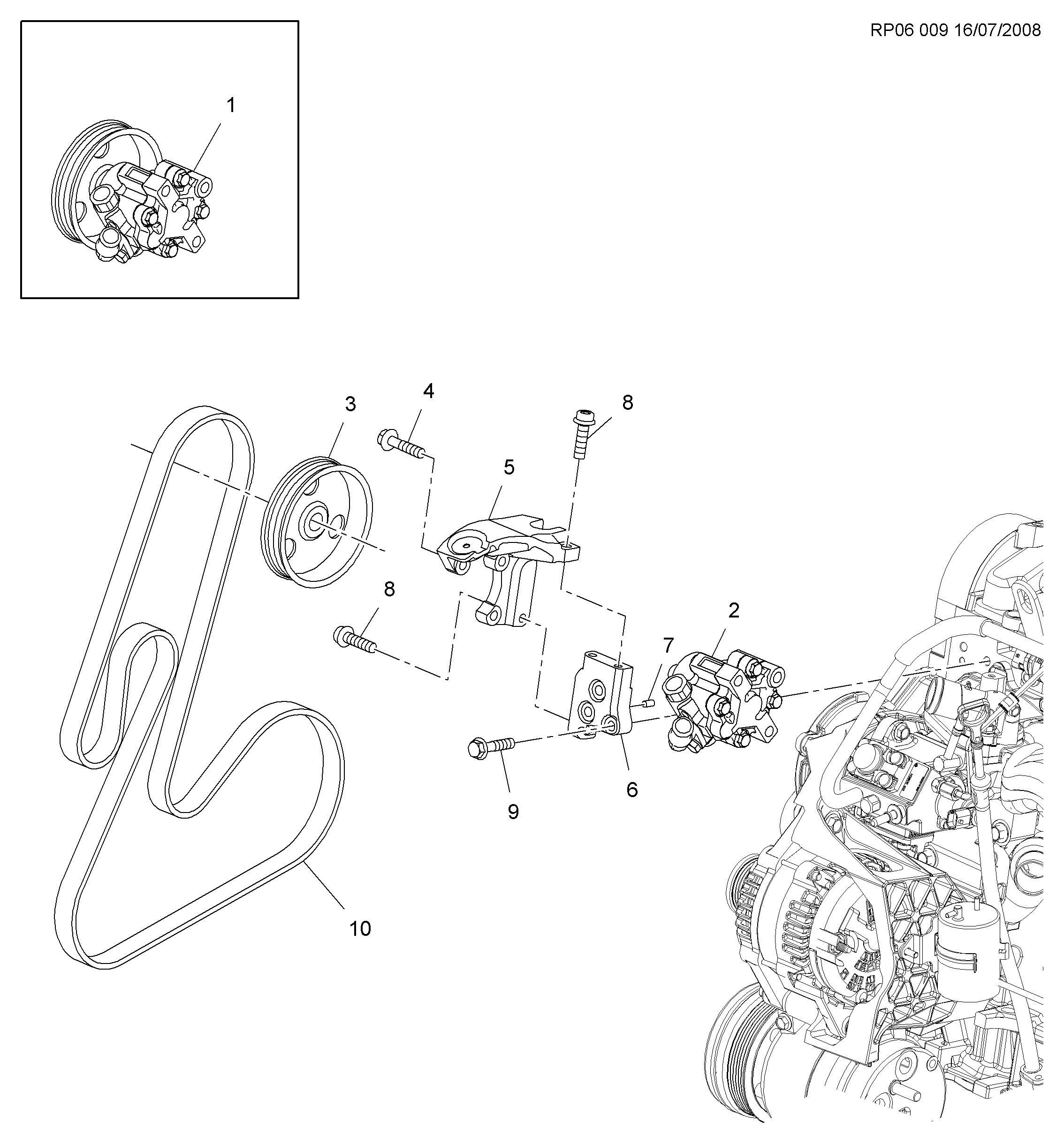 GM 96989016 - Cinghia Poly-V www.autoricambi360.it