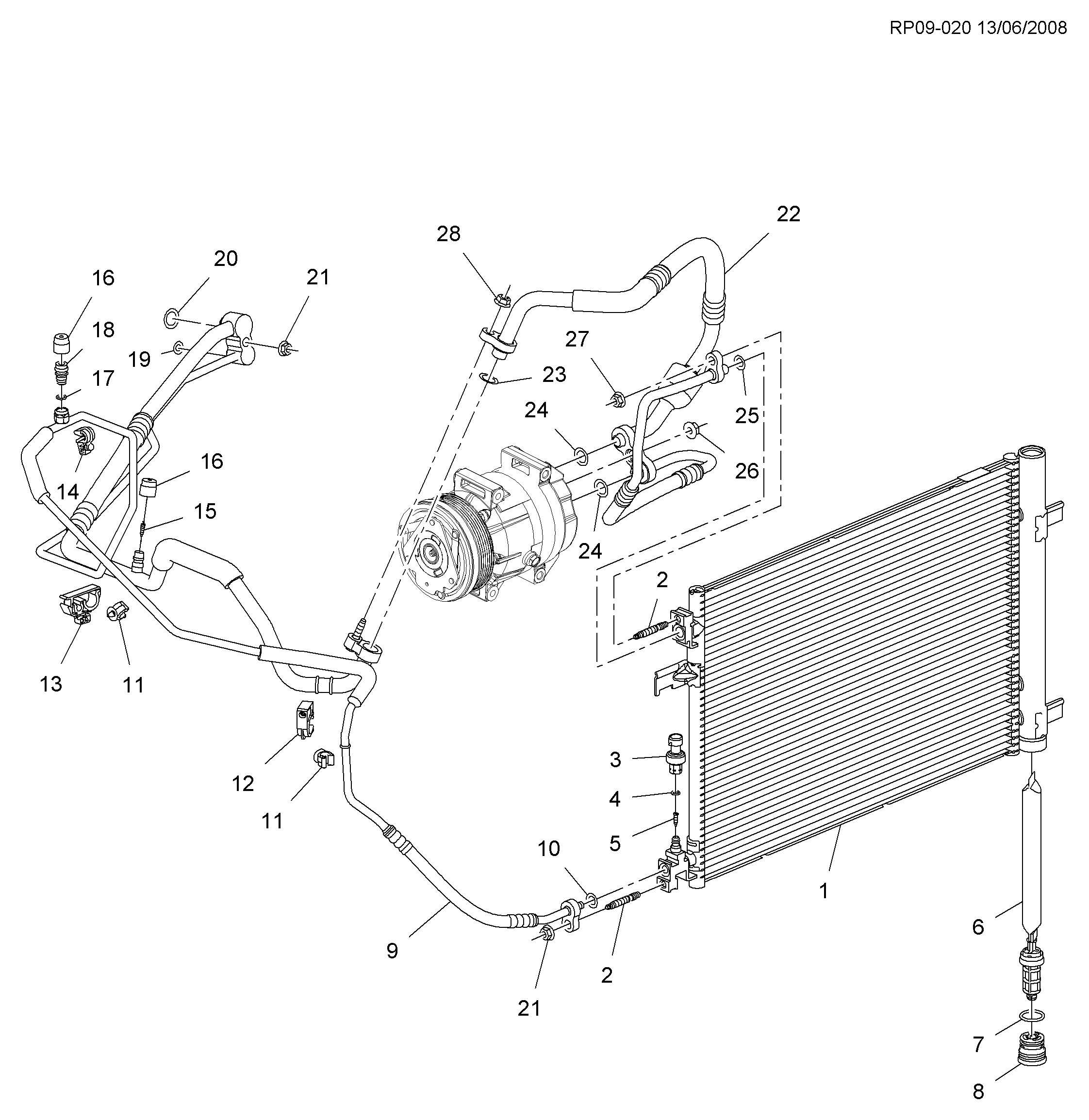 GM 22678731 - Interruttore a pressione, Climatizzatore www.autoricambi360.it