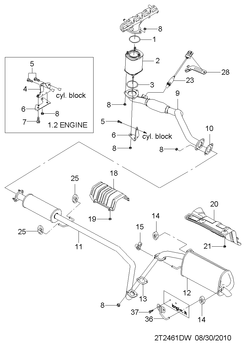 GM 96423429 - Sonda lambda www.autoricambi360.it