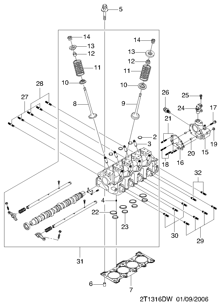 GM 96325867 - Sensore, Posizione albero a camme www.autoricambi360.it