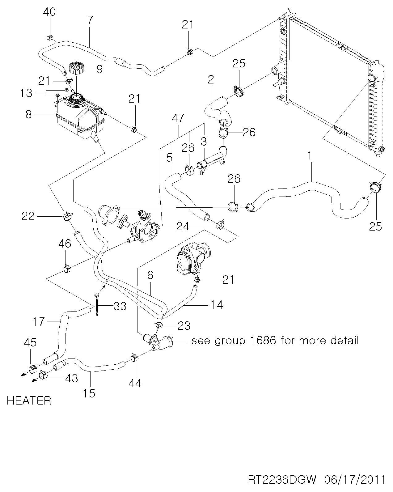 GM 96817343 - Serbatoio compensazione, Refrigerante www.autoricambi360.it
