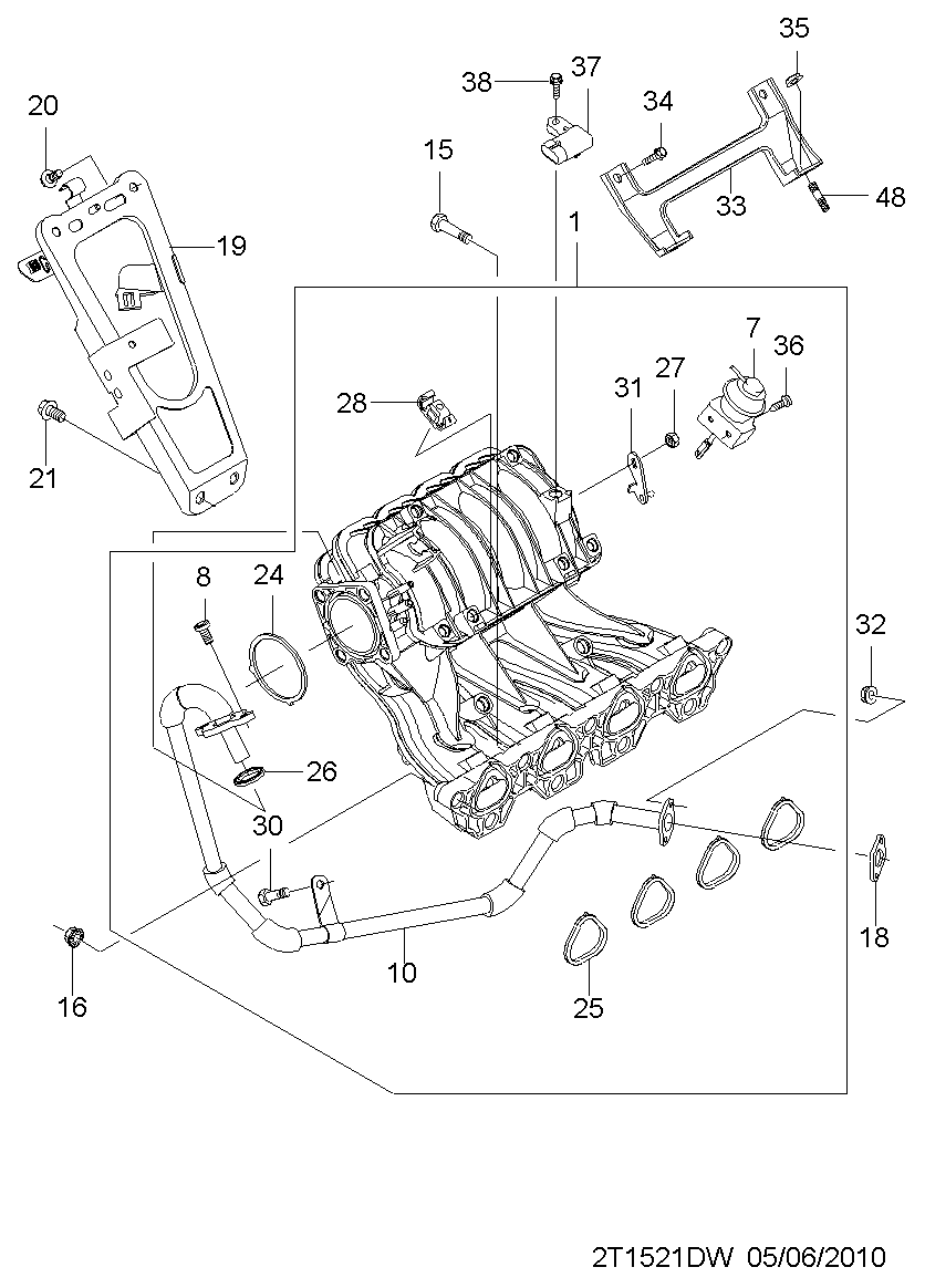 GM 96330547 - Sensore, Pressione collettore d'aspirazione www.autoricambi360.it