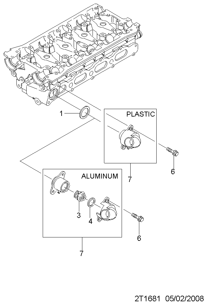 FCA 96143939 - Termostato, Refrigerante www.autoricambi360.it