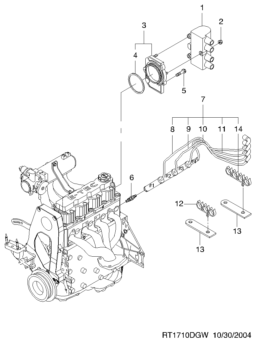 GM 96253555 - Bobina d'accensione www.autoricambi360.it