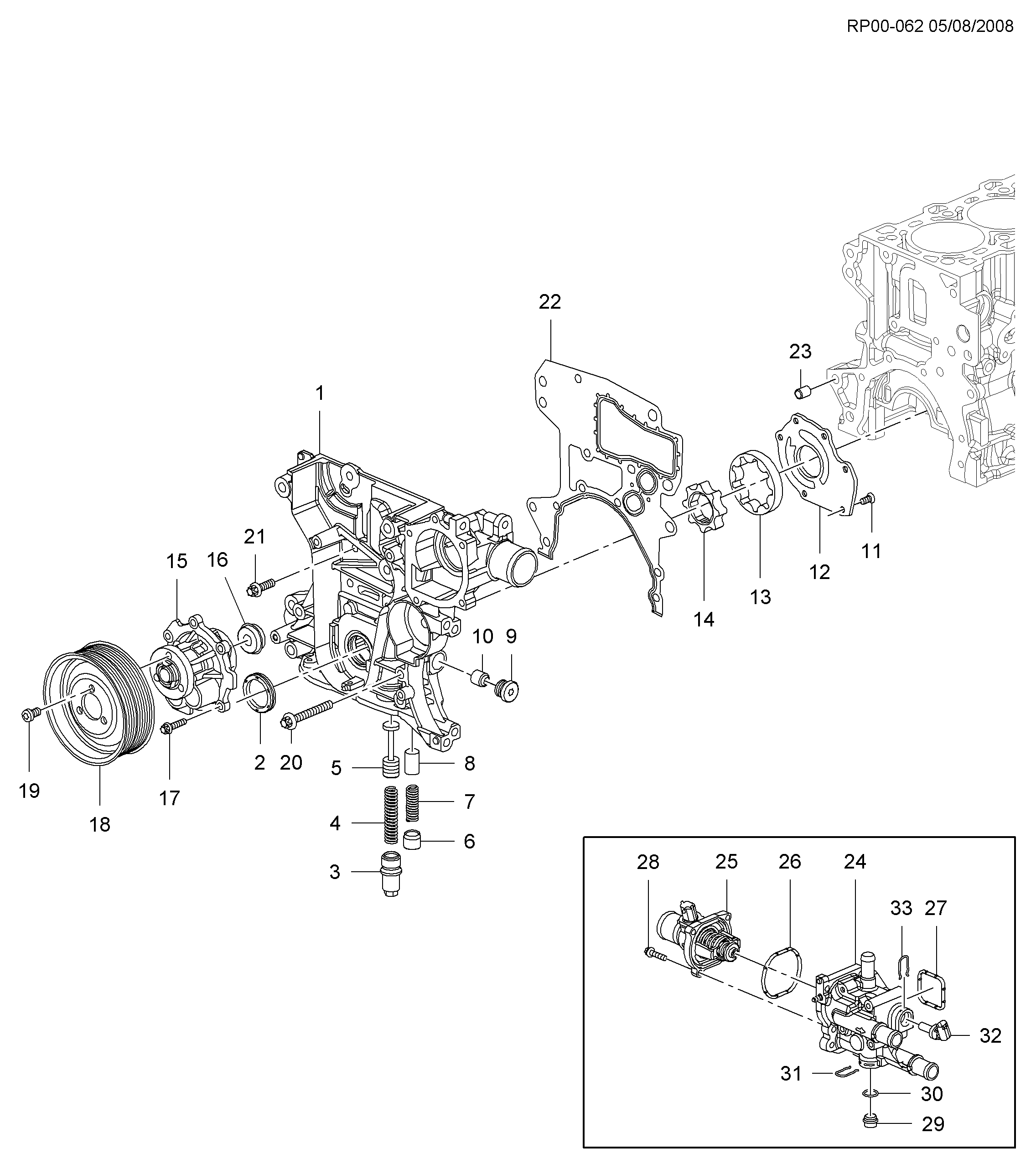 GM 55 591 401 - Sensore, Temperatura refrigerante www.autoricambi360.it