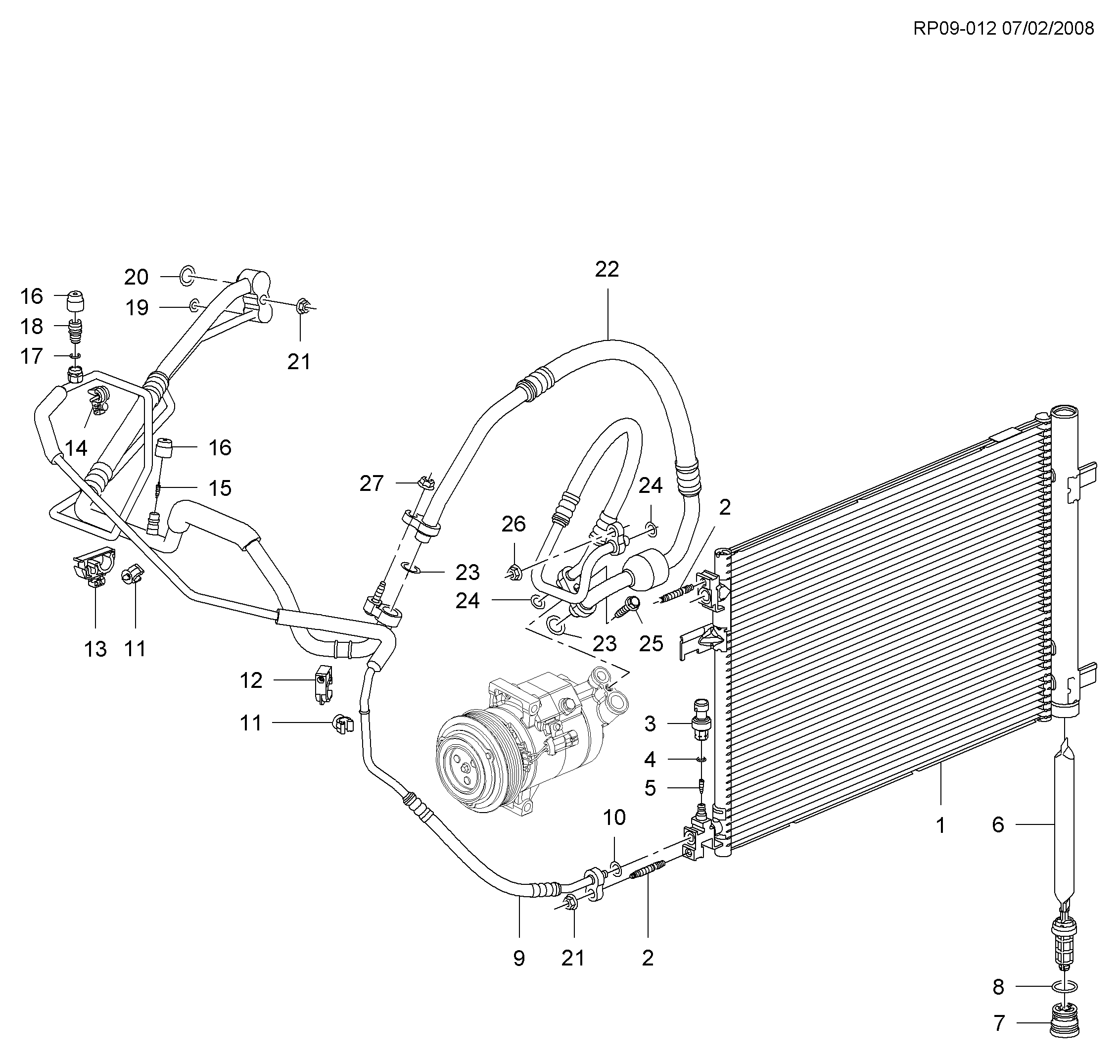 GM 22678731 - Interruttore a pressione, Climatizzatore www.autoricambi360.it