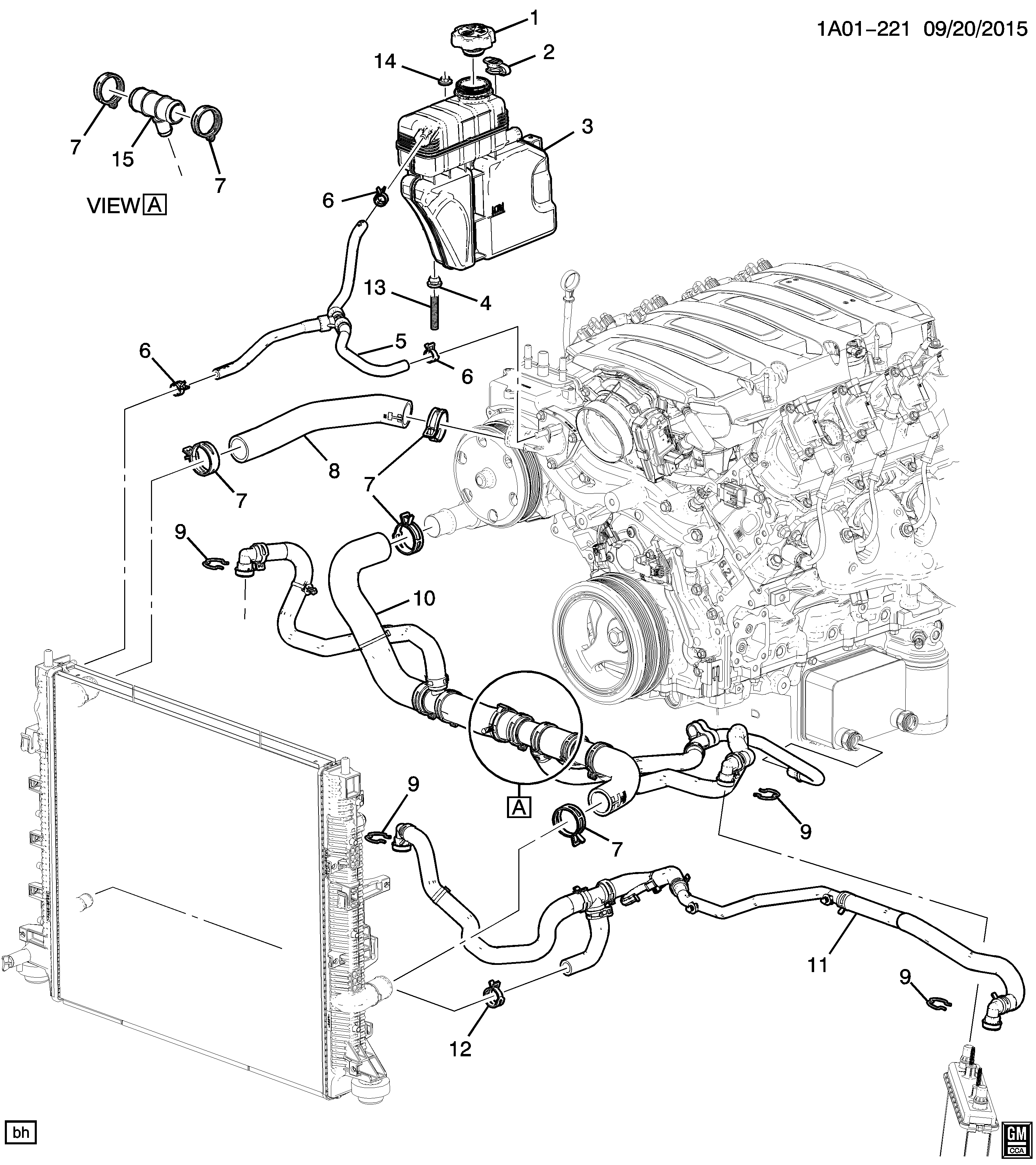GM 13502509 - Tappo, serbatoio refrigerante www.autoricambi360.it