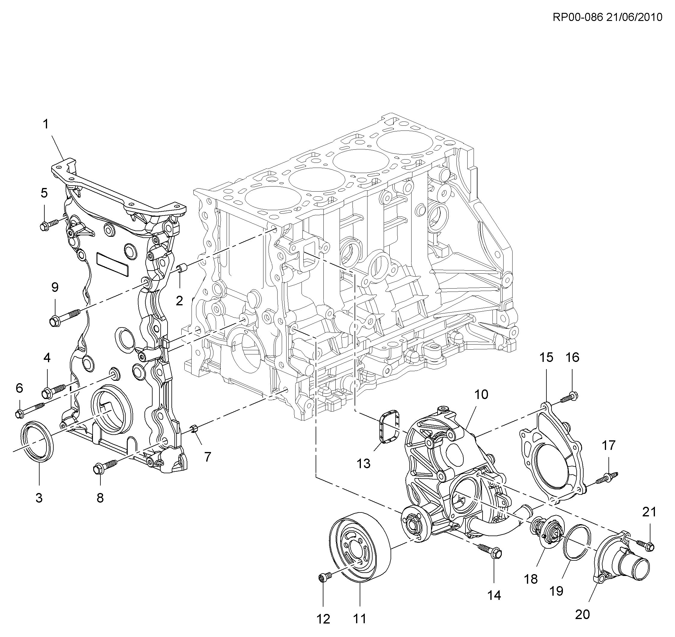 PSA 96 868 335 - Termostato, Refrigerante www.autoricambi360.it