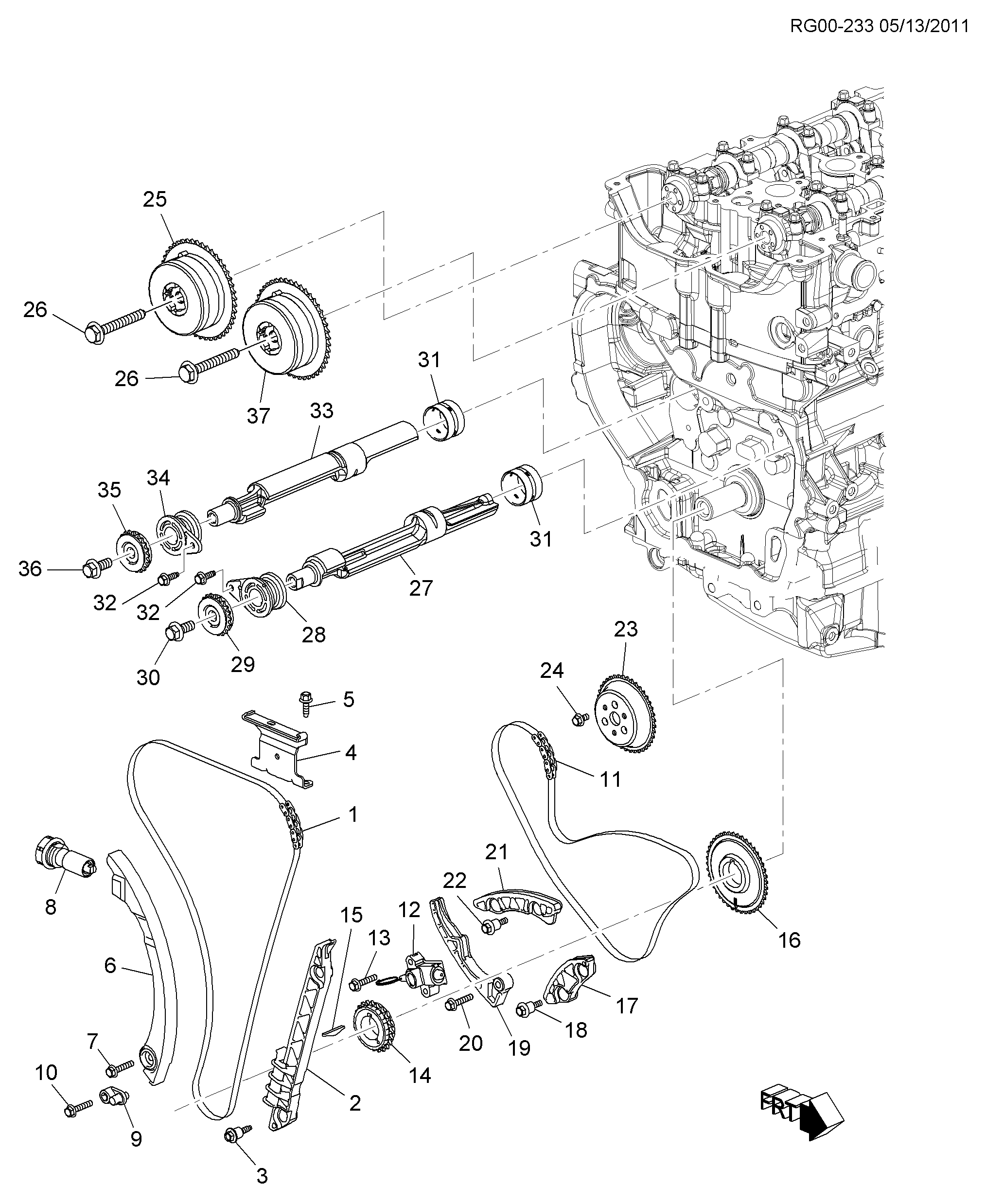 PSA 90537336 - Kit catena distribuzione www.autoricambi360.it