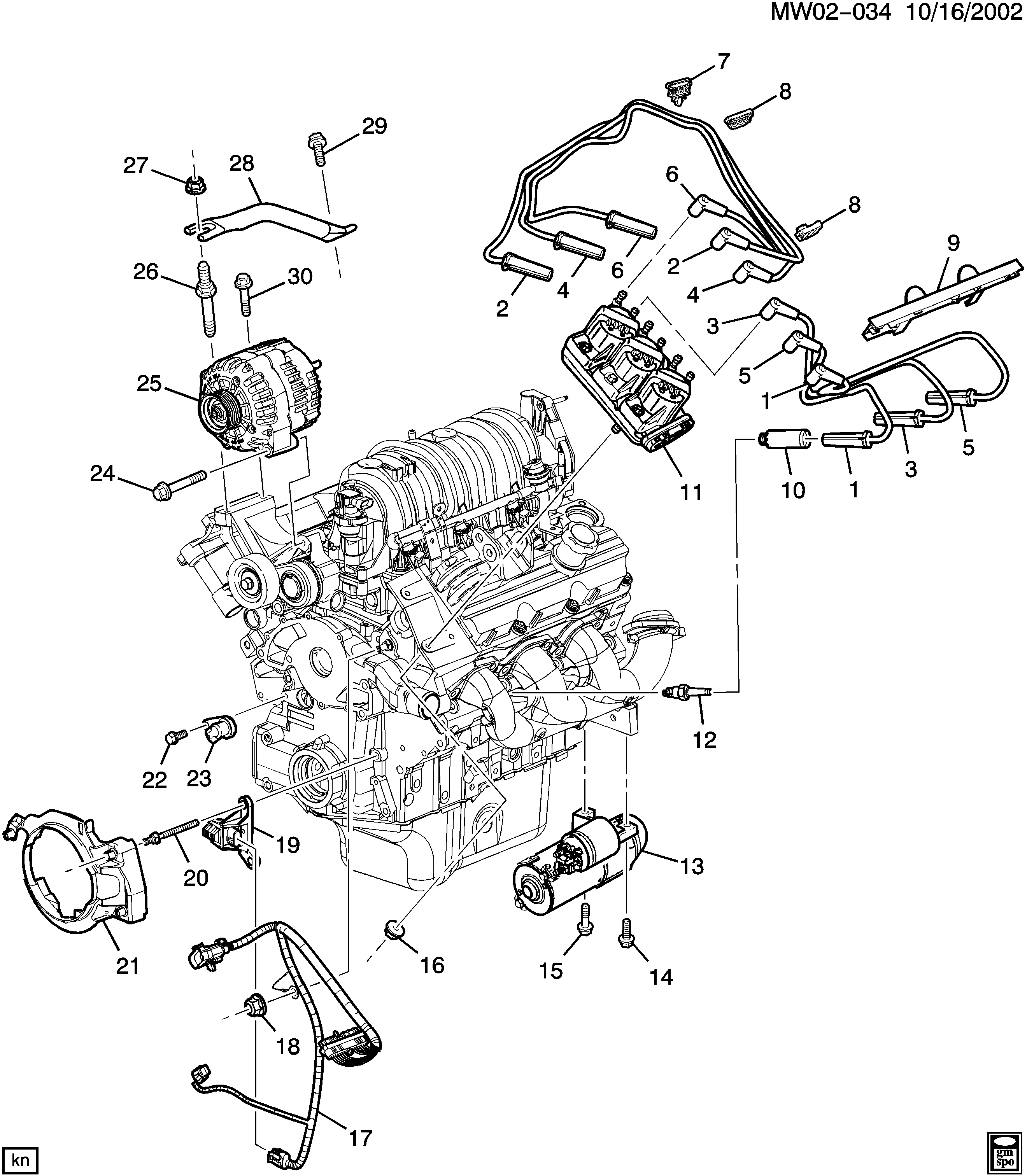 GM 12568387 - Candela accensione www.autoricambi360.it