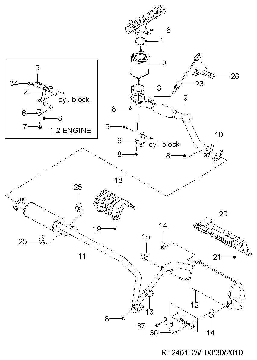 GM 96423429 - Sonda lambda www.autoricambi360.it