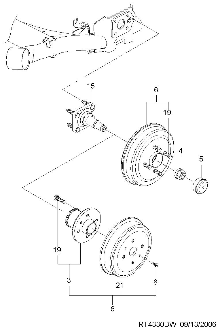 GM 96471775 - Kit cuscinetto ruota www.autoricambi360.it