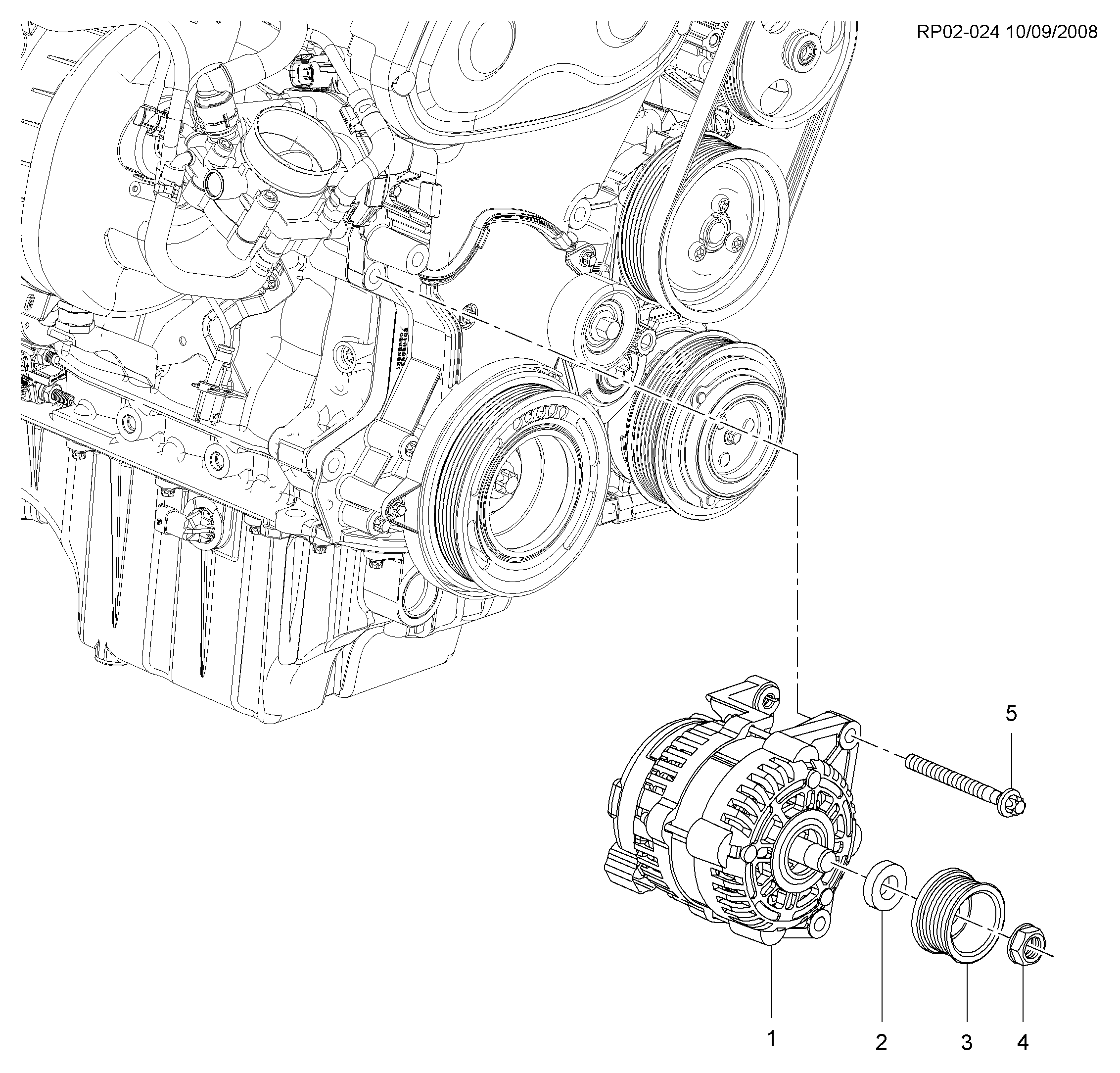 GM 13500577 - Puleggia cinghia, Alternatore www.autoricambi360.it