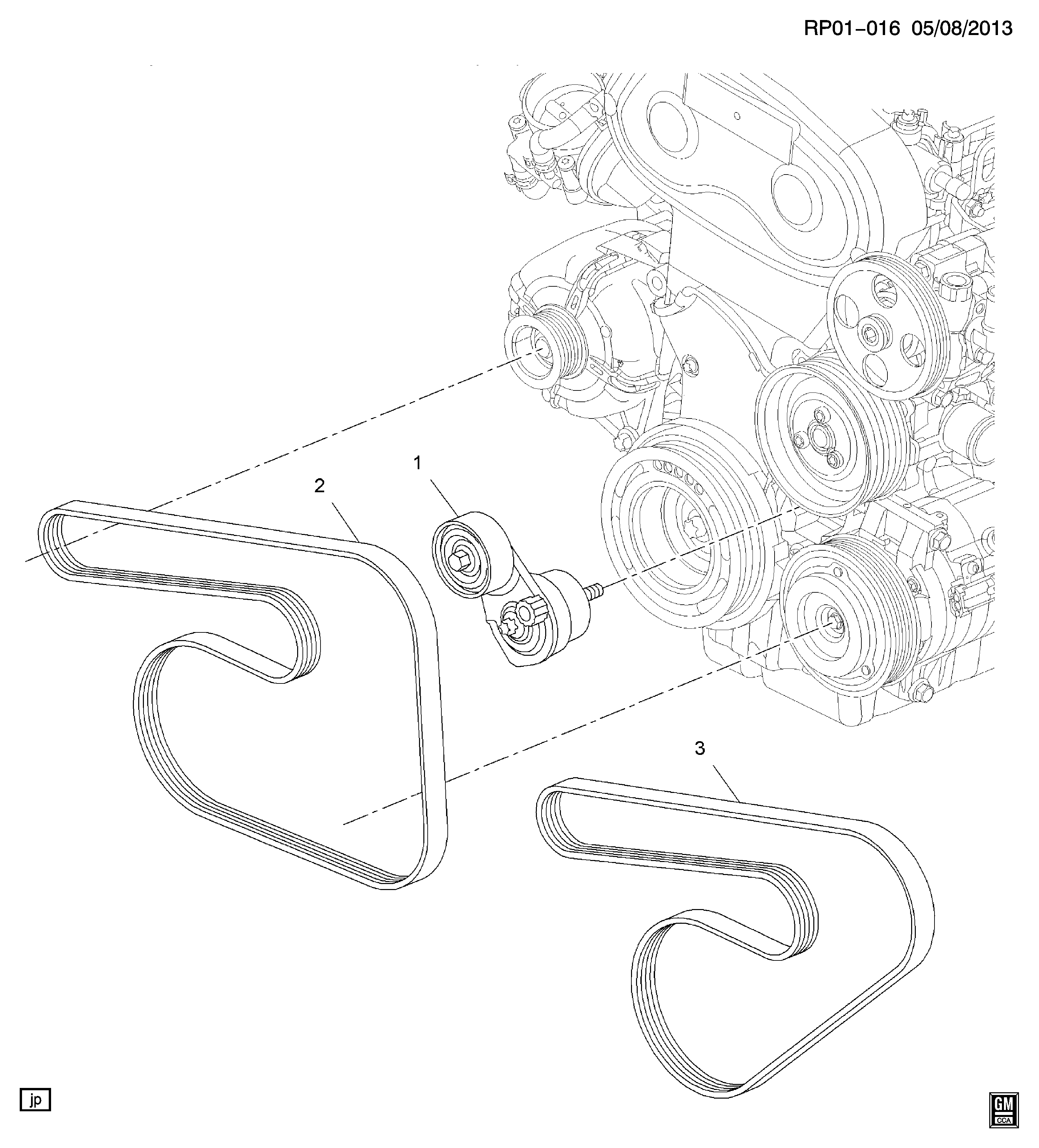 GM 55563925 - Cinghia Poly-V www.autoricambi360.it