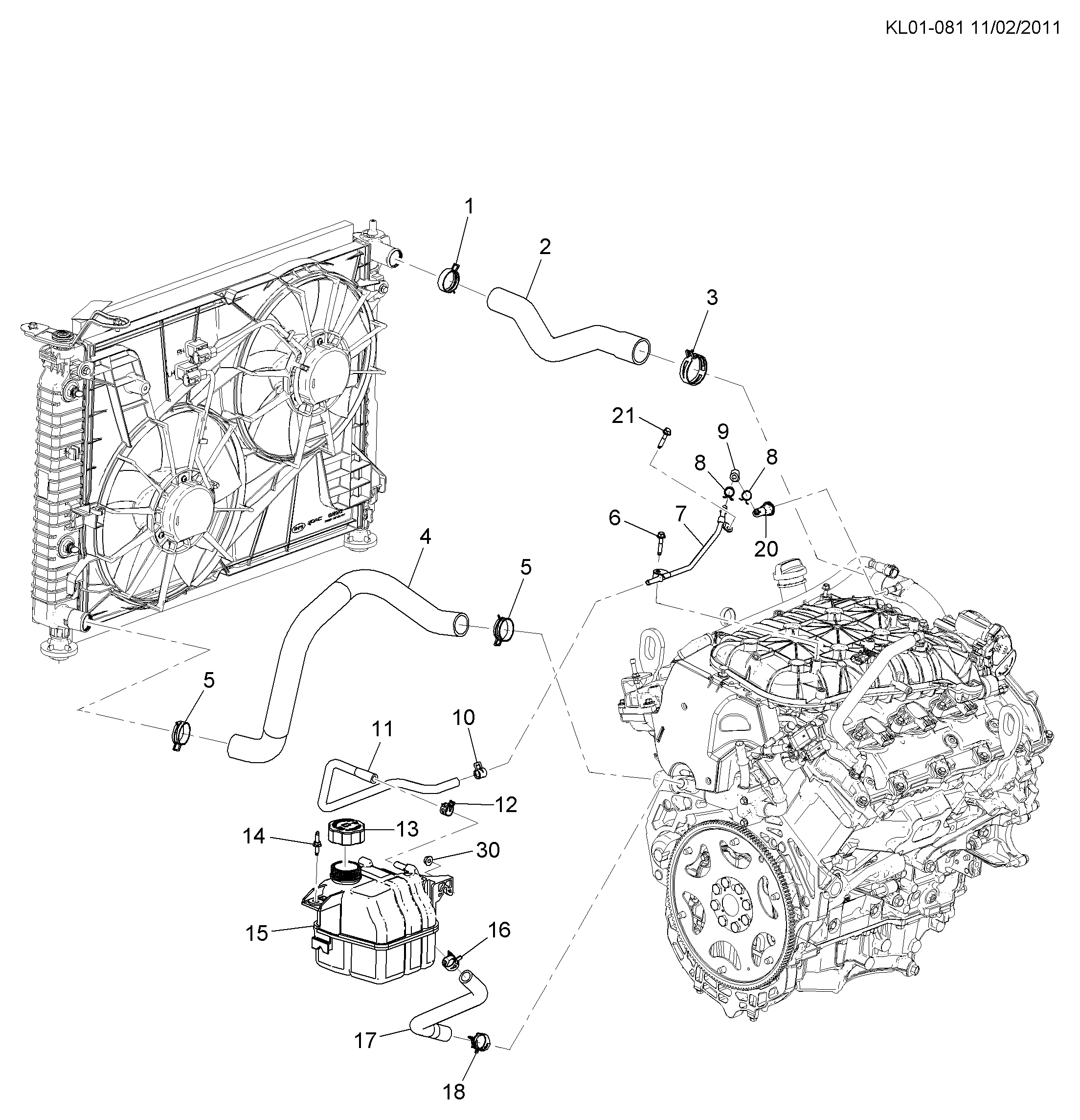 PSA 94539595 - Serbatoio compensazione, Refrigerante www.autoricambi360.it