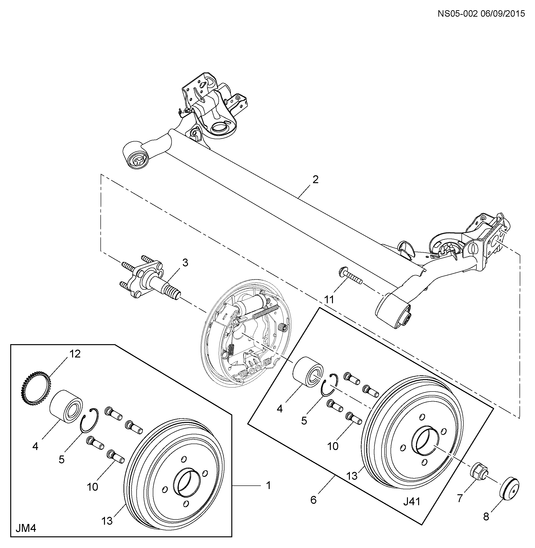 GM 94535214 - Kit cuscinetto ruota www.autoricambi360.it