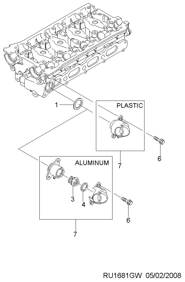 PSA 96460002 - Termostato, Refrigerante www.autoricambi360.it