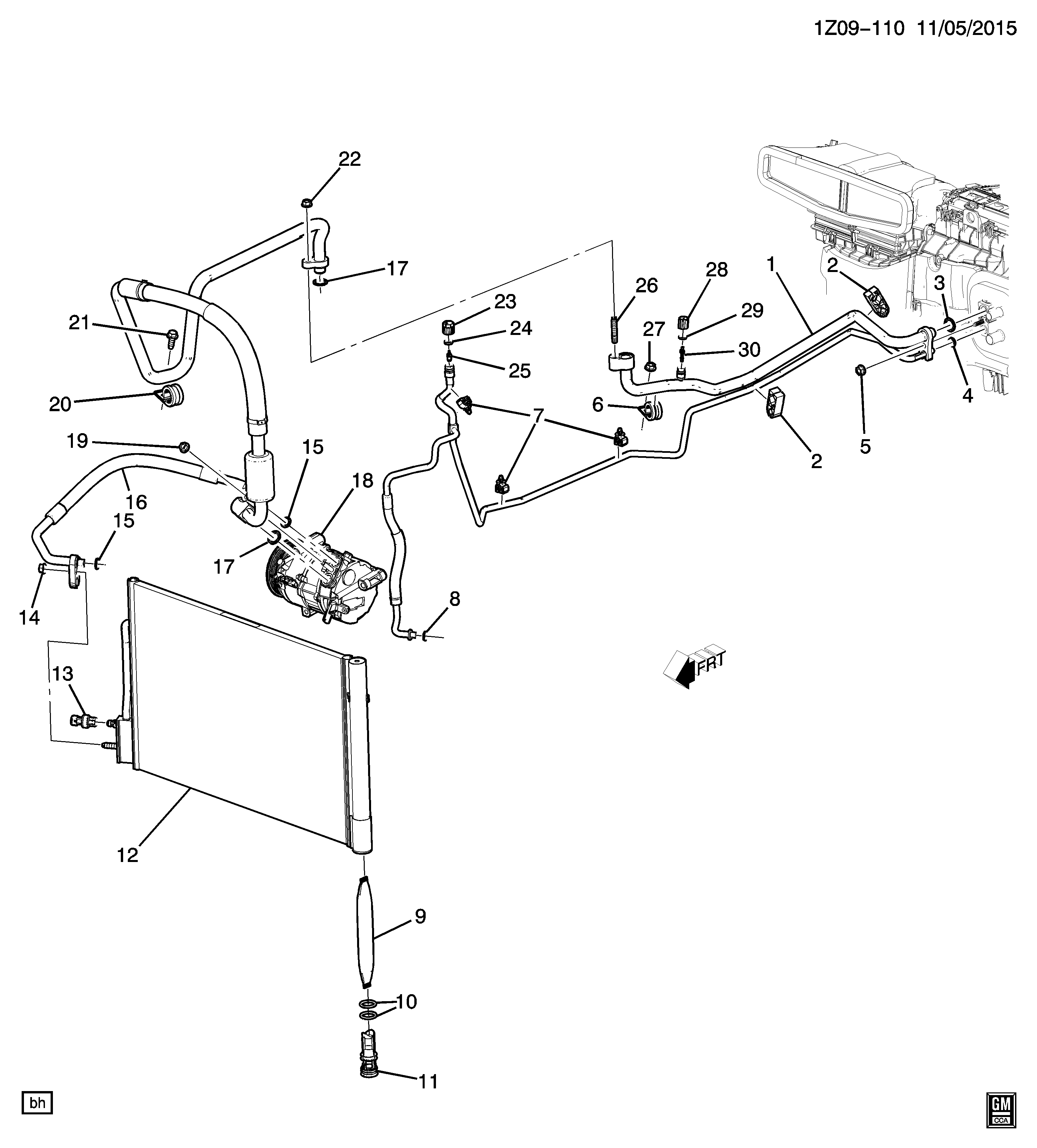 PSA 13587668 - Interruttore a pressione, Climatizzatore www.autoricambi360.it