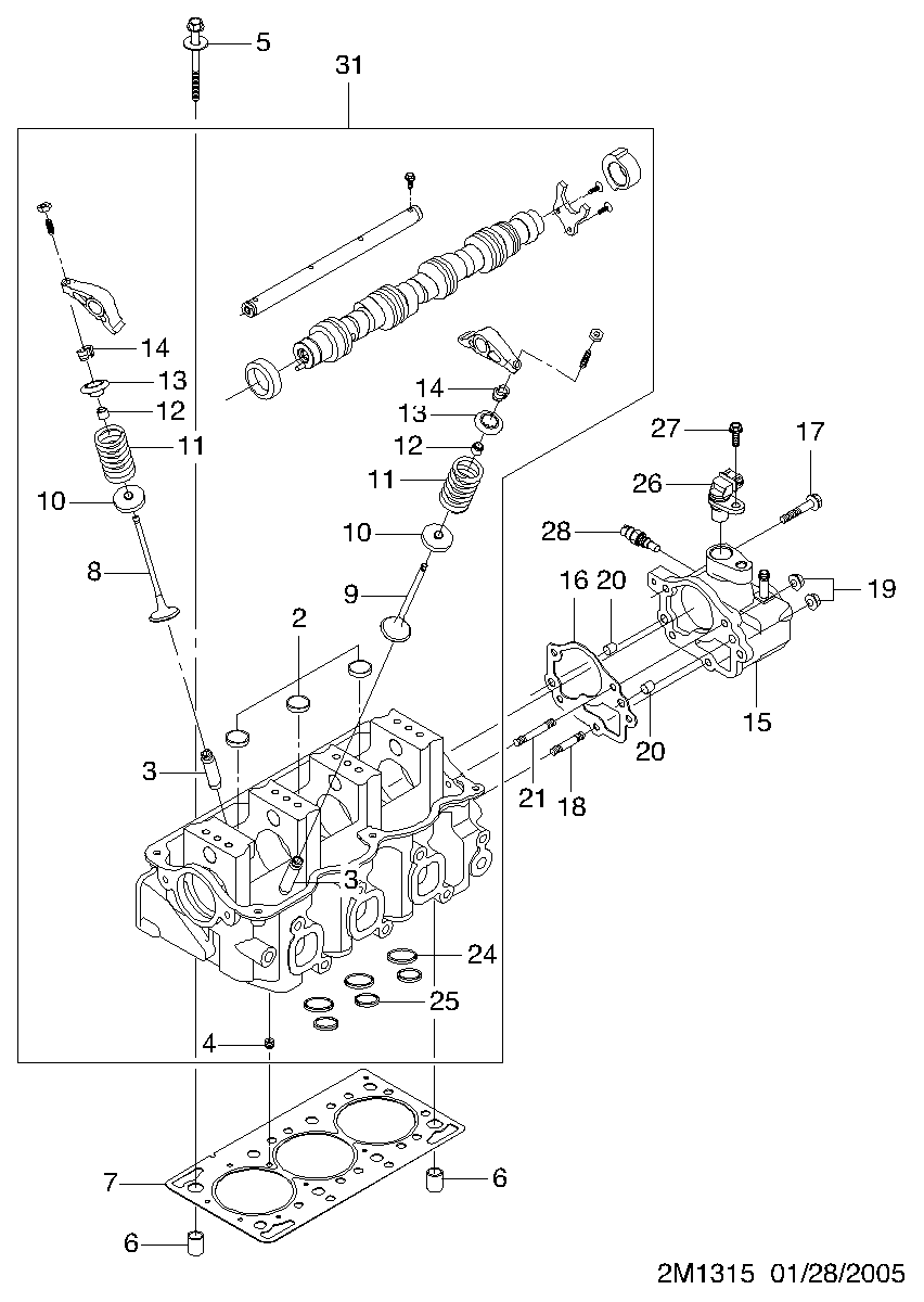 GM 96325867 - Sensore, Posizione albero a camme www.autoricambi360.it