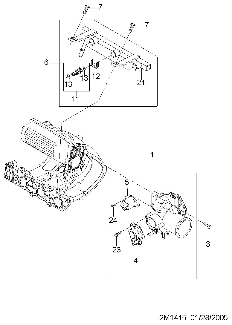 PSA 17106681 - Sensore, Regolazione valvola farfalla www.autoricambi360.it