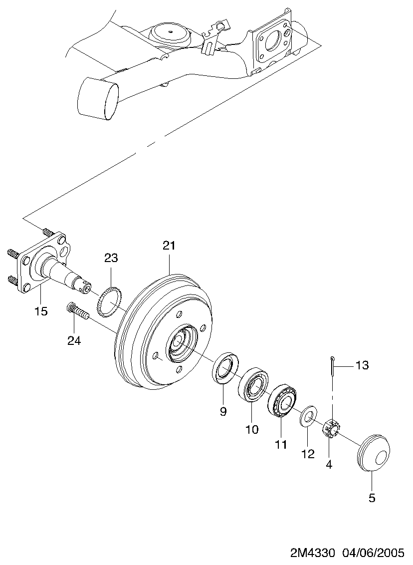 GM 96 316 634 - Kit cuscinetto ruota www.autoricambi360.it