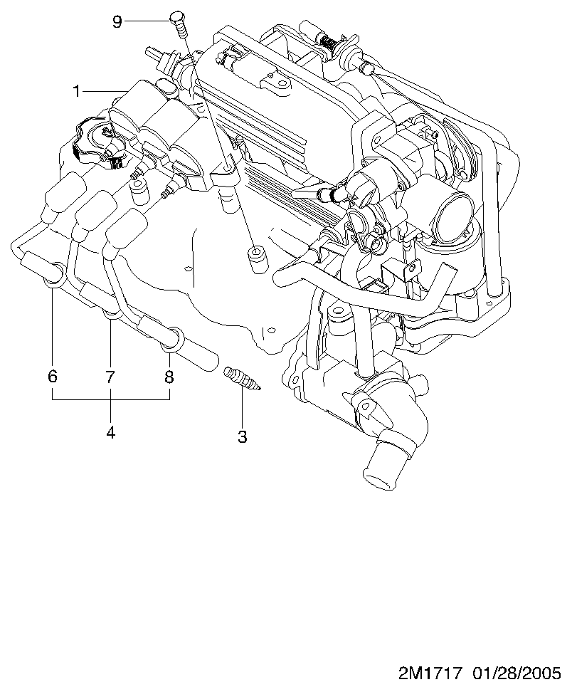 GM 96 291 306 - Kit cavi accensione www.autoricambi360.it