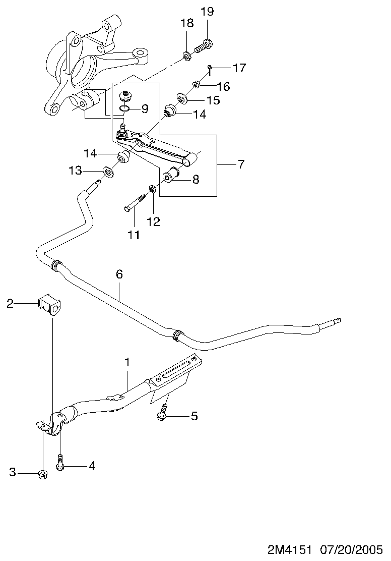GM 96611265 - Braccio oscillante, Sospensione ruota www.autoricambi360.it
