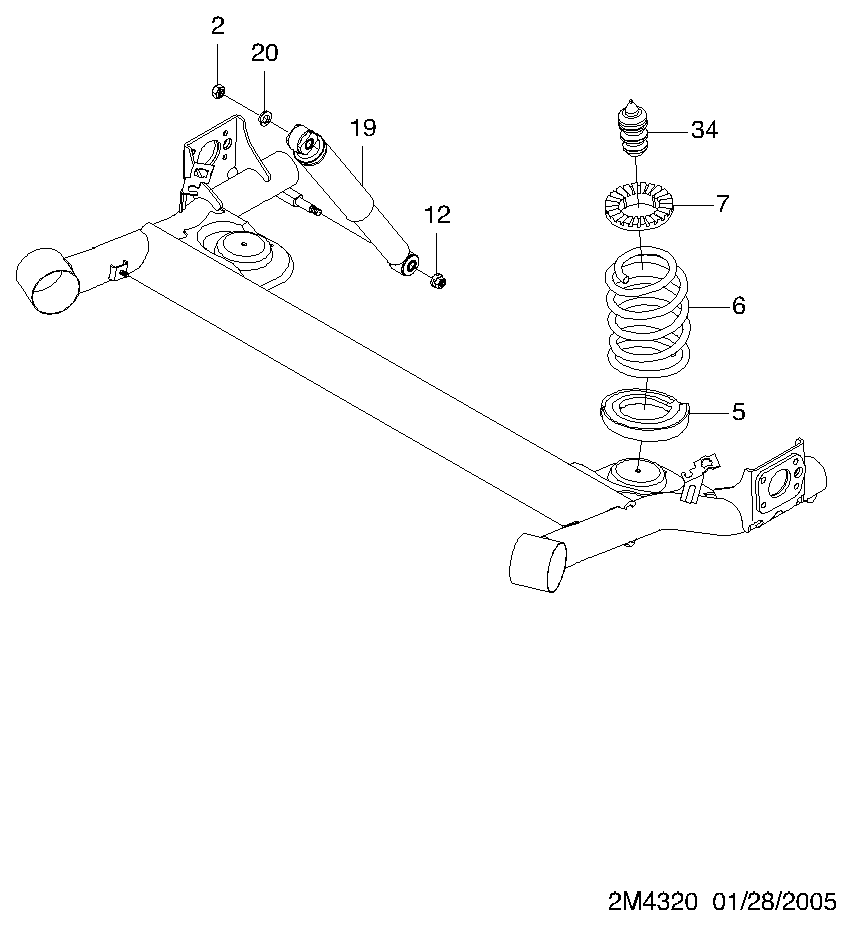 GM 96424027 - Ammortizzatore www.autoricambi360.it