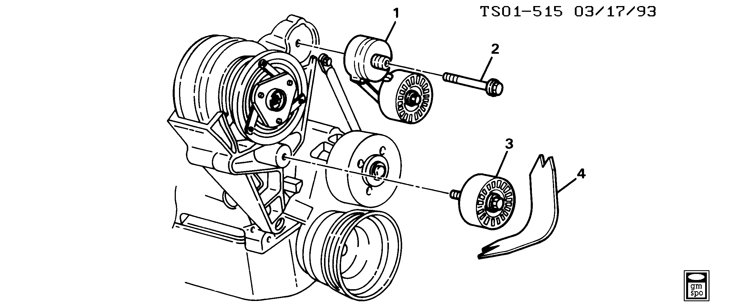 GM 10129560 - Tendicinghia, Cinghia Poly-V www.autoricambi360.it