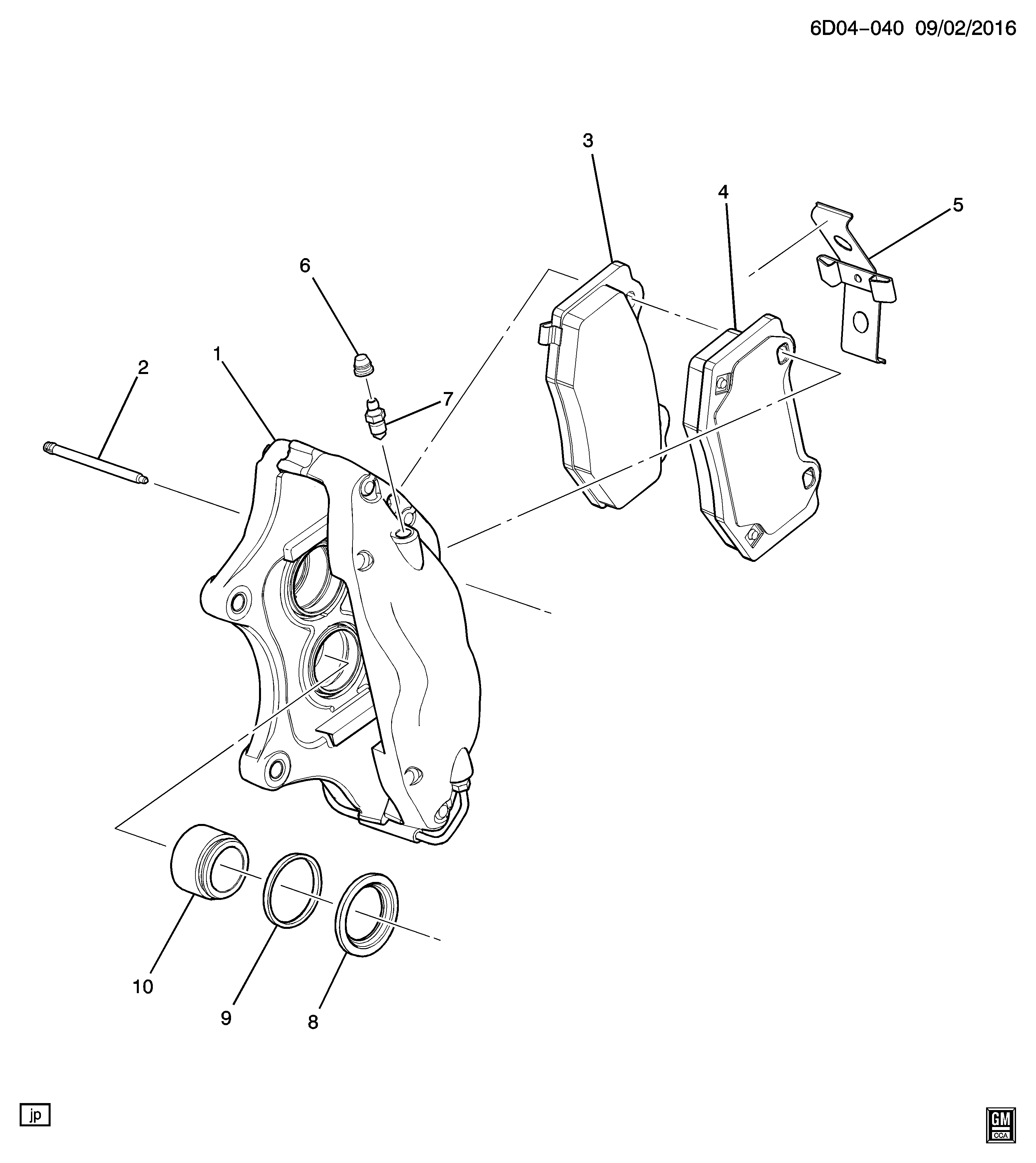 GM 23271117 - Kit pastiglie freno, Freno a disco www.autoricambi360.it