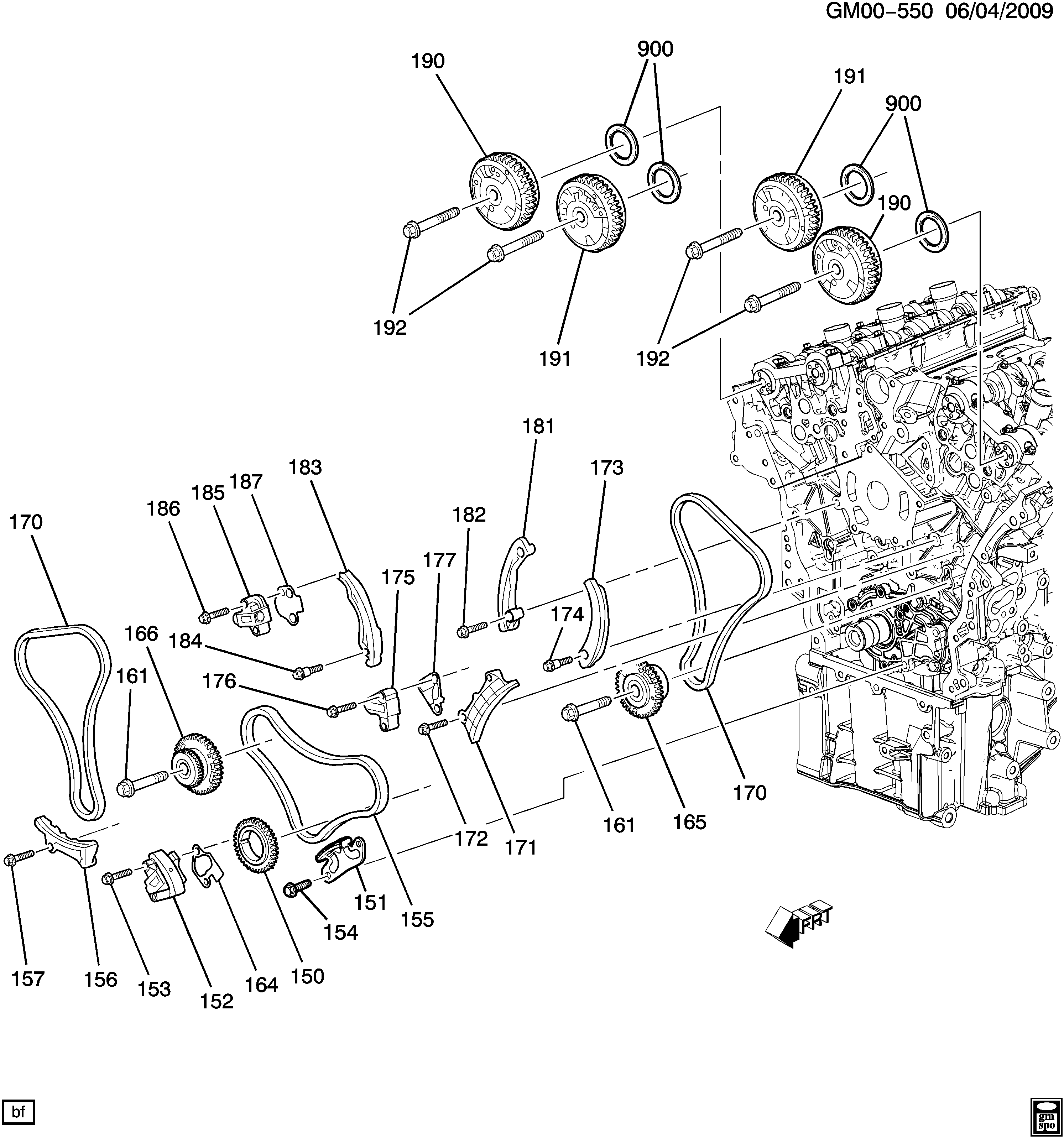 PSA 12623514 - Kit catena distribuzione www.autoricambi360.it