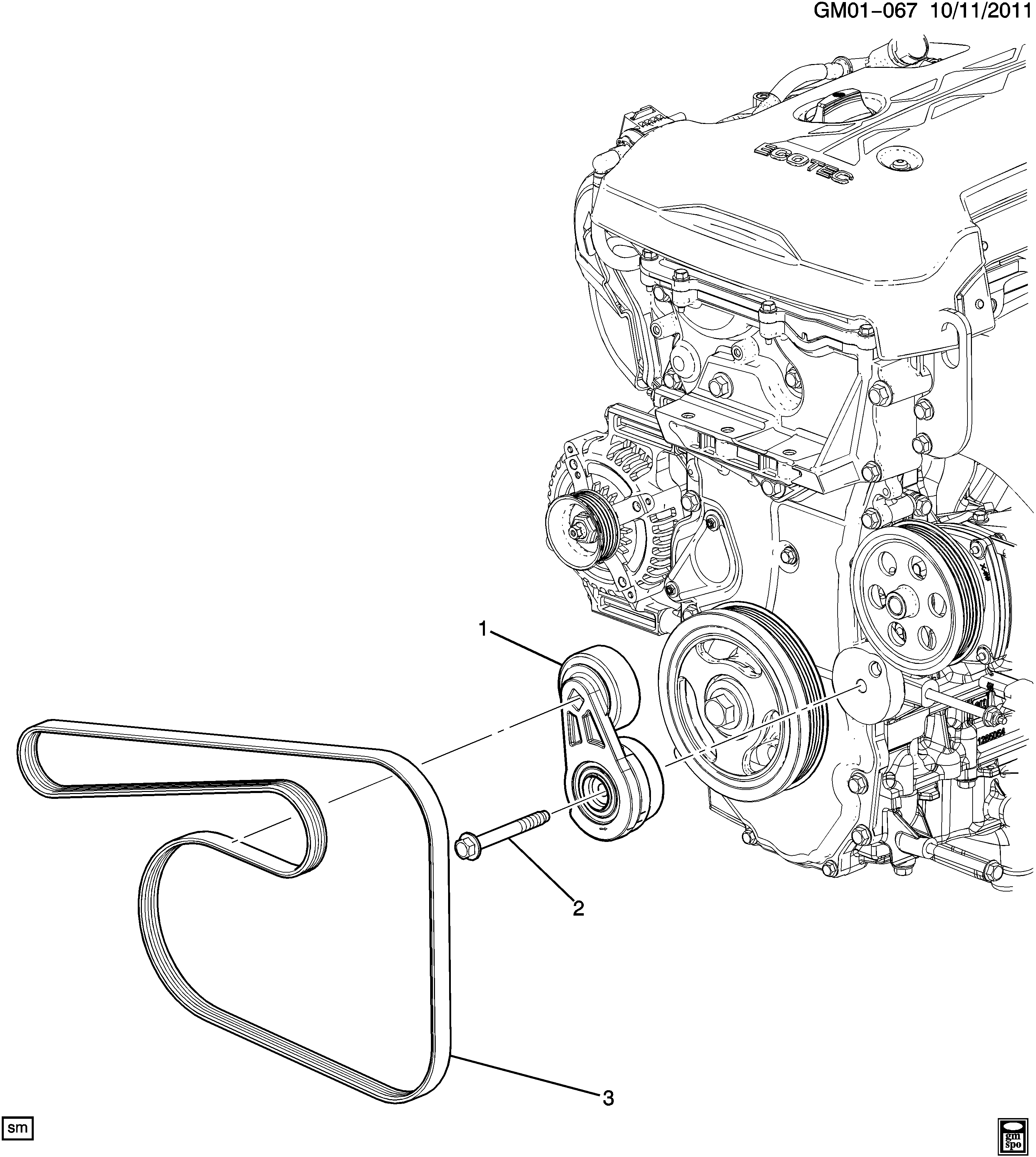 GM 12664598 - Cinghia Poly-V www.autoricambi360.it