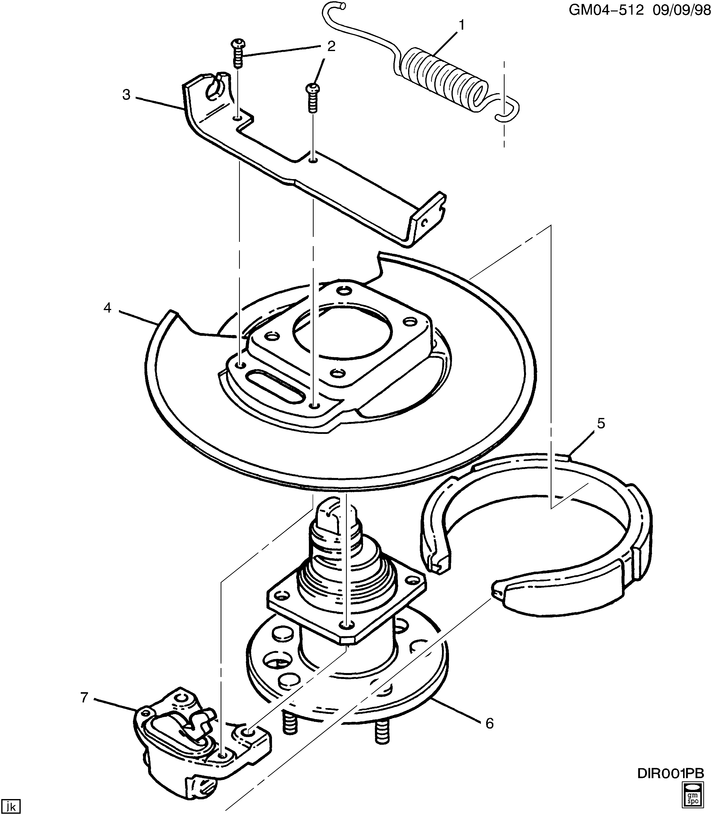 FORD 88967272 - Kit ganasce, Freno stazionamento www.autoricambi360.it