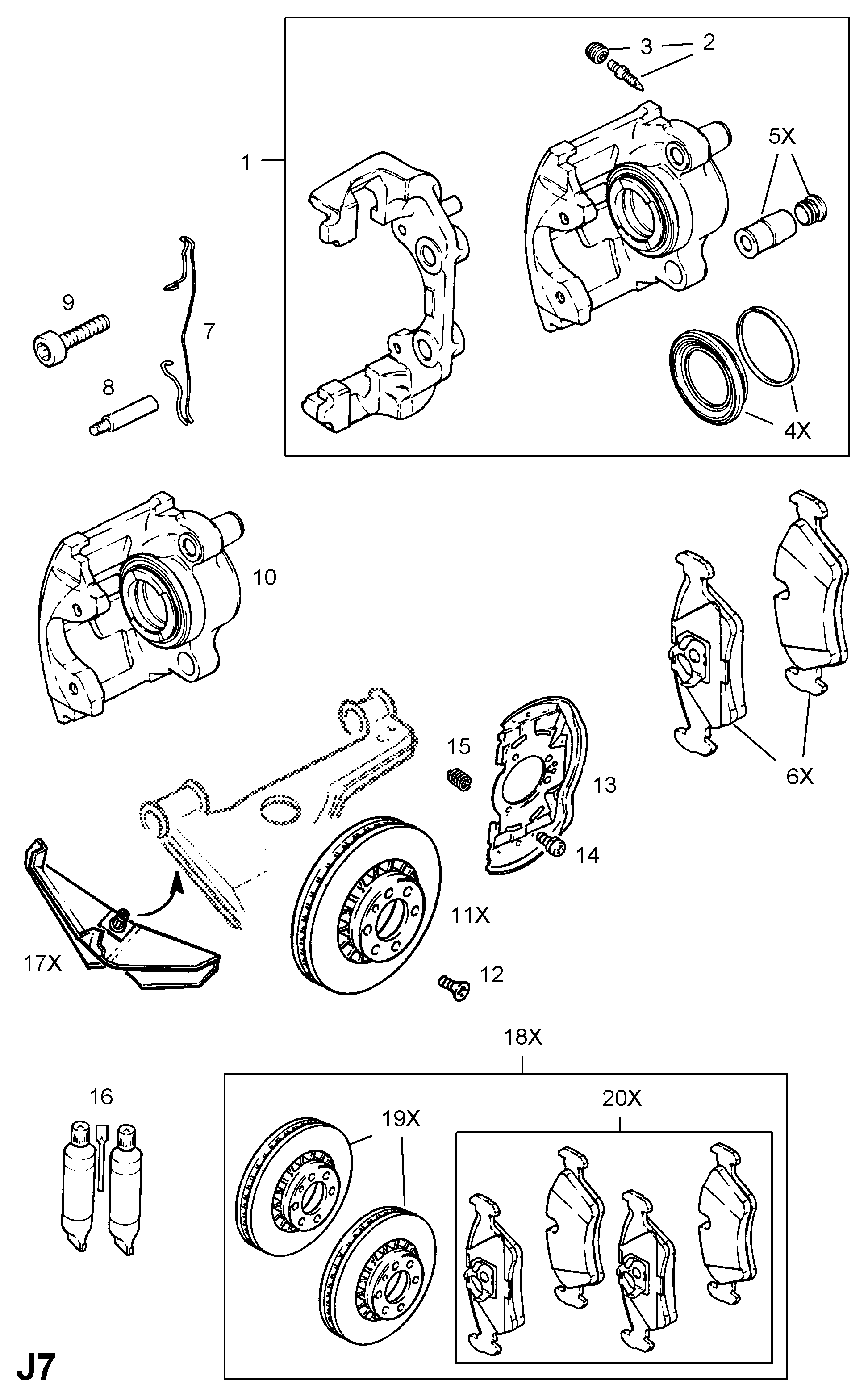 PSA 1605966 - Kit pastiglie freno, Freno a disco www.autoricambi360.it