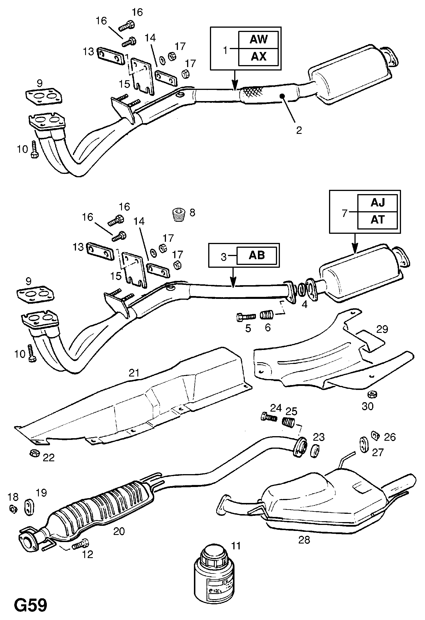 PSA 20 00 305 - Bullone / Vite www.autoricambi360.it