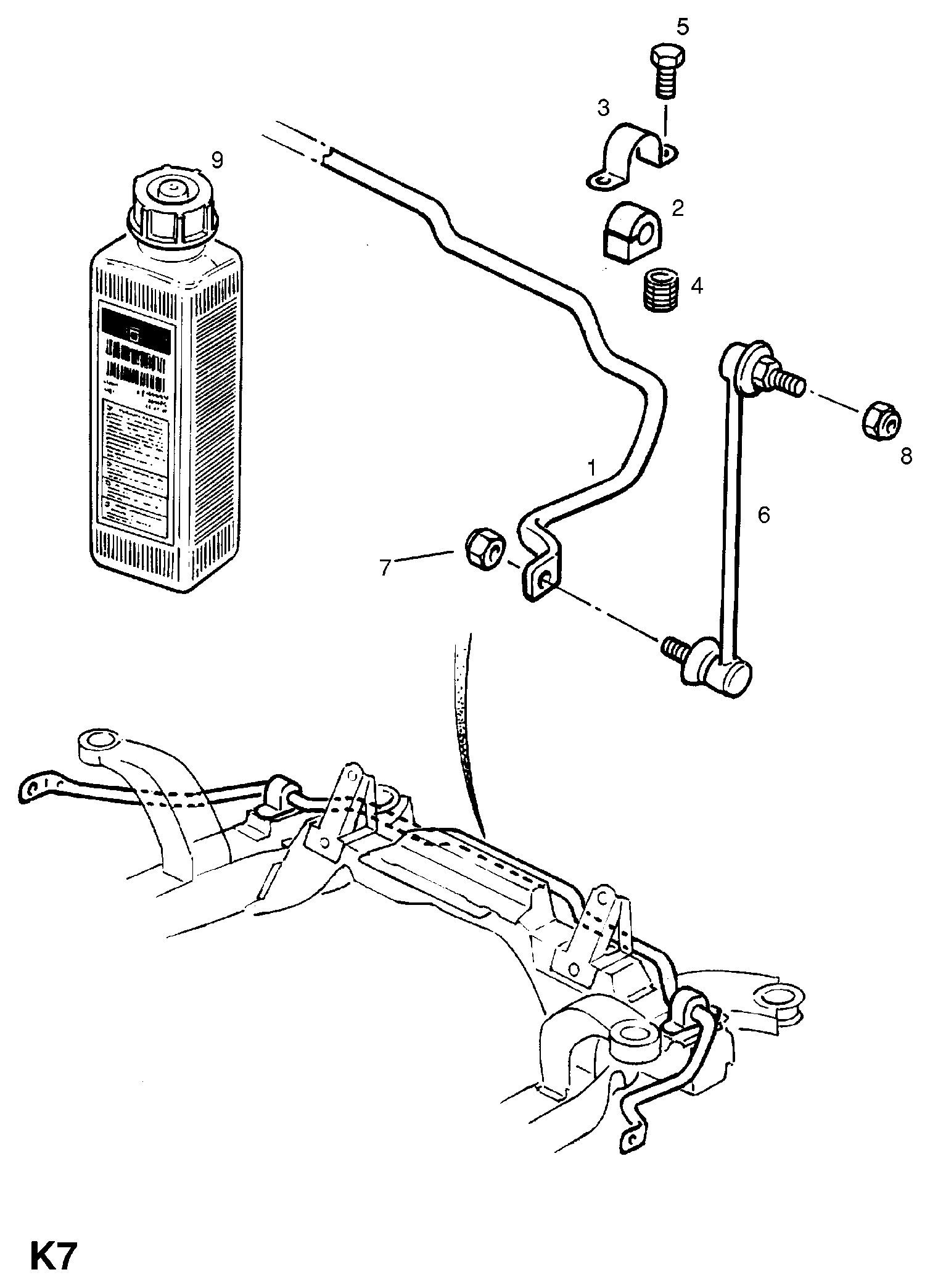 PSA 3 50 610 - Asta / Puntone, Stabilizzatore www.autoricambi360.it