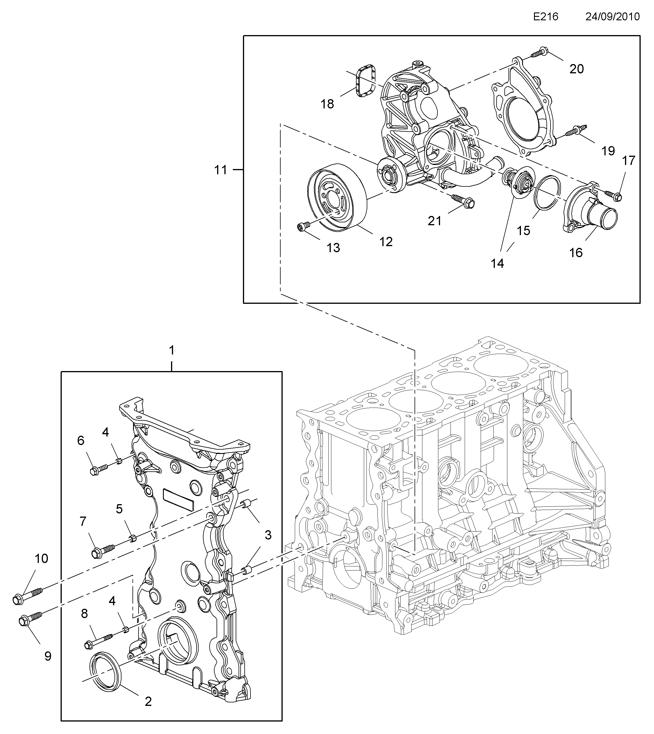 PSA 48 01 924 - Termostato, Refrigerante www.autoricambi360.it