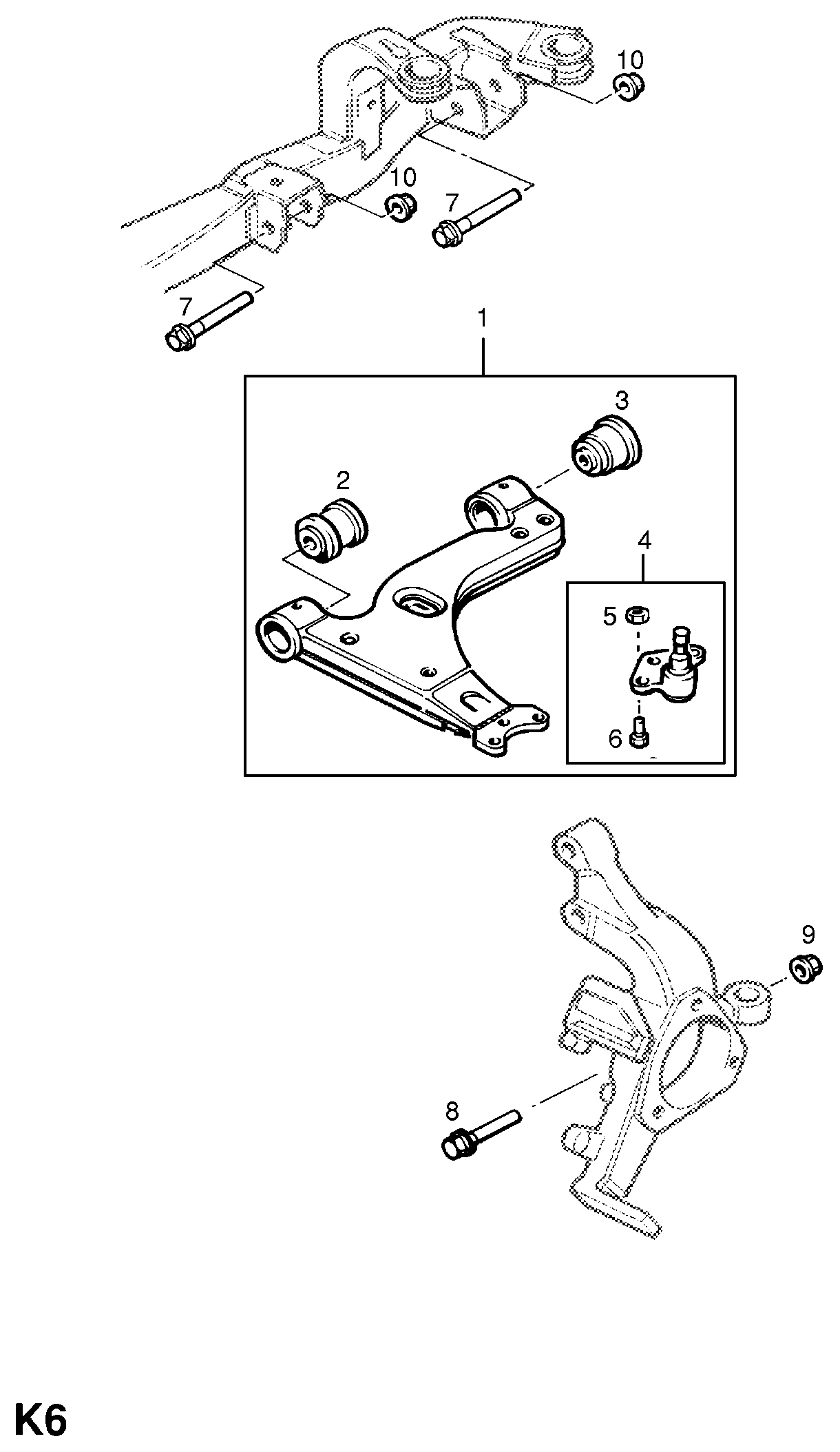 PSA 3 52 364 - Supporto, Braccio oscillante www.autoricambi360.it