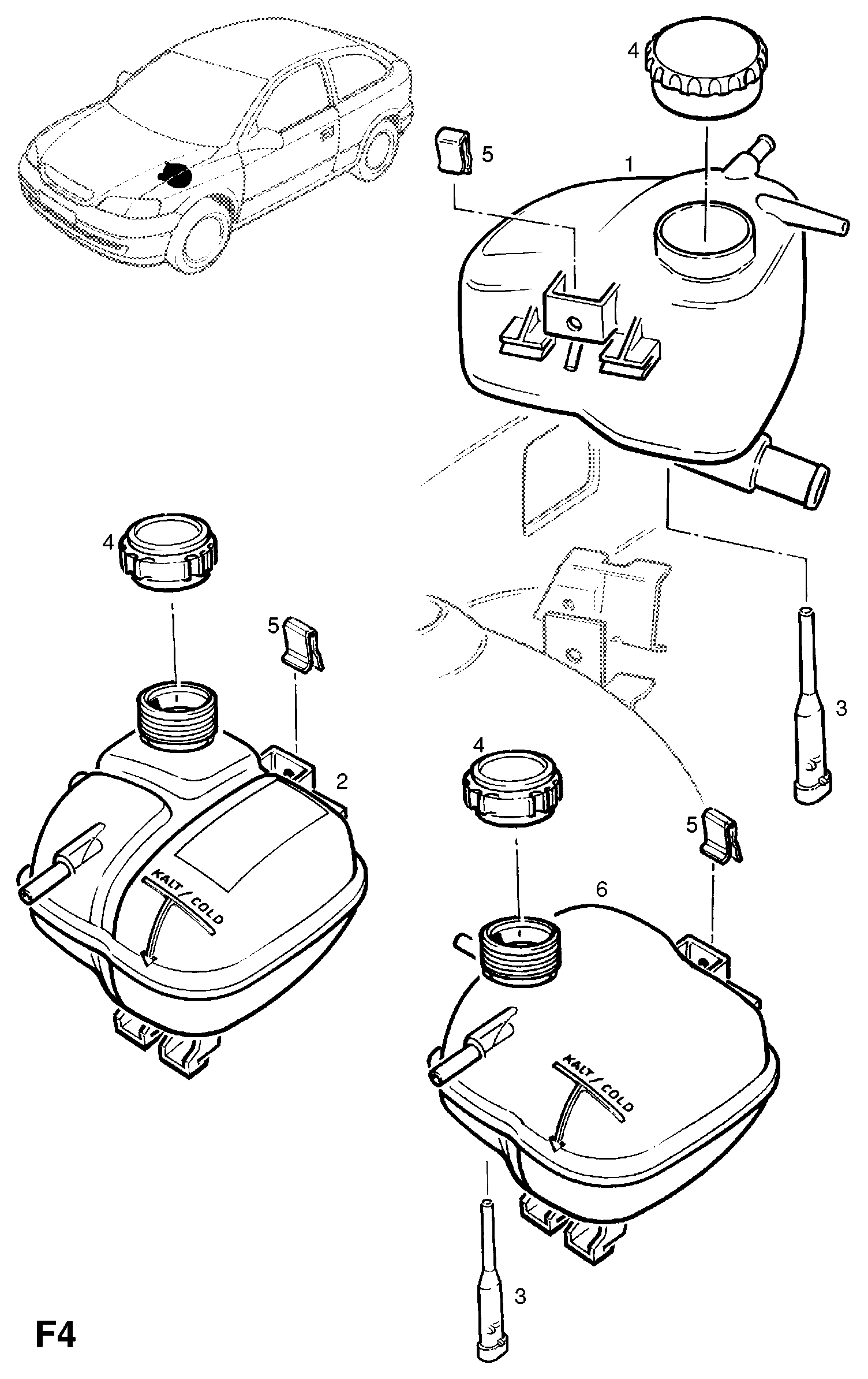 PSA 1304666 - Tappo, serbatoio refrigerante www.autoricambi360.it