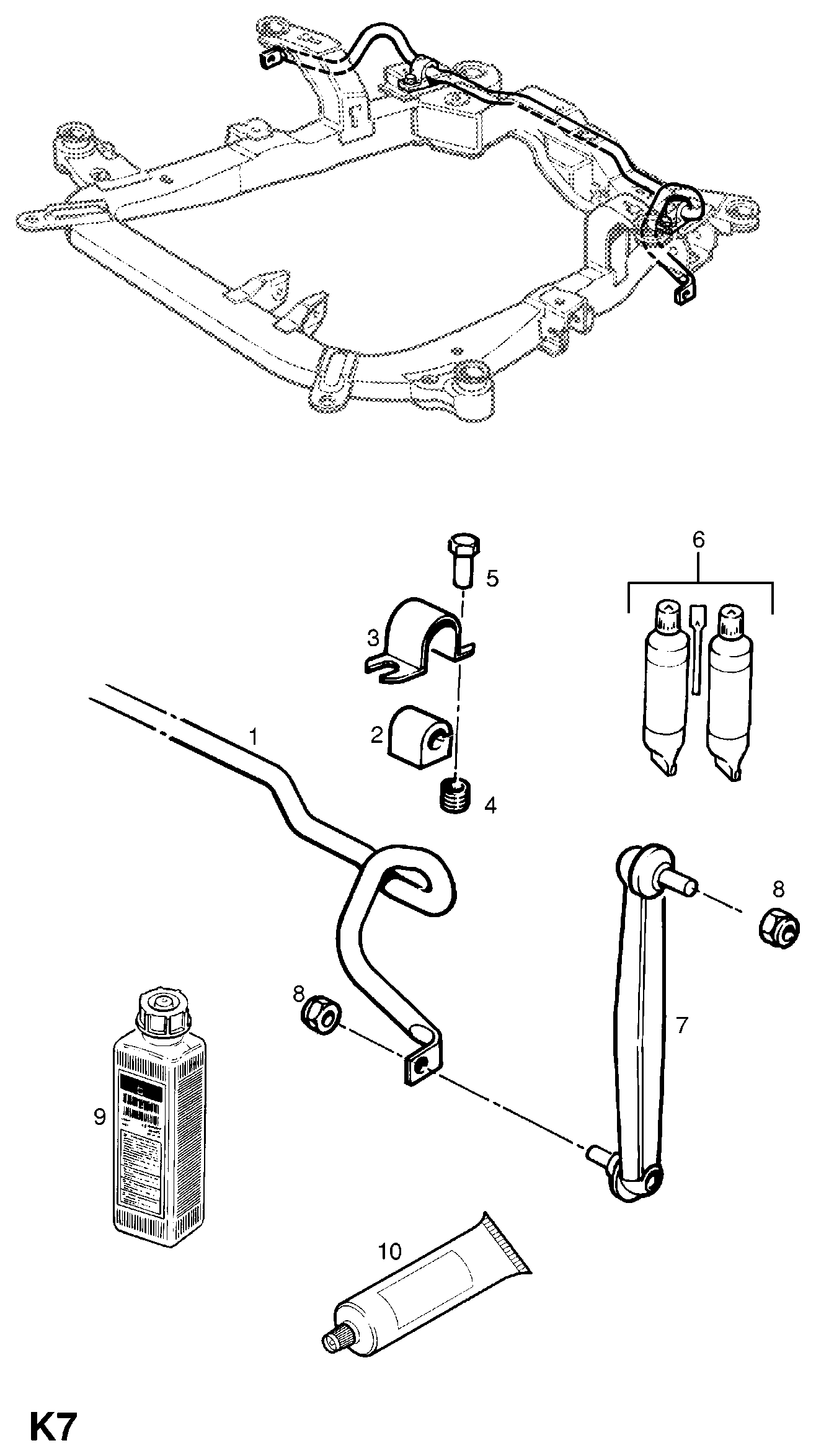PSA 3 50 611 - Asta / Puntone, Stabilizzatore www.autoricambi360.it