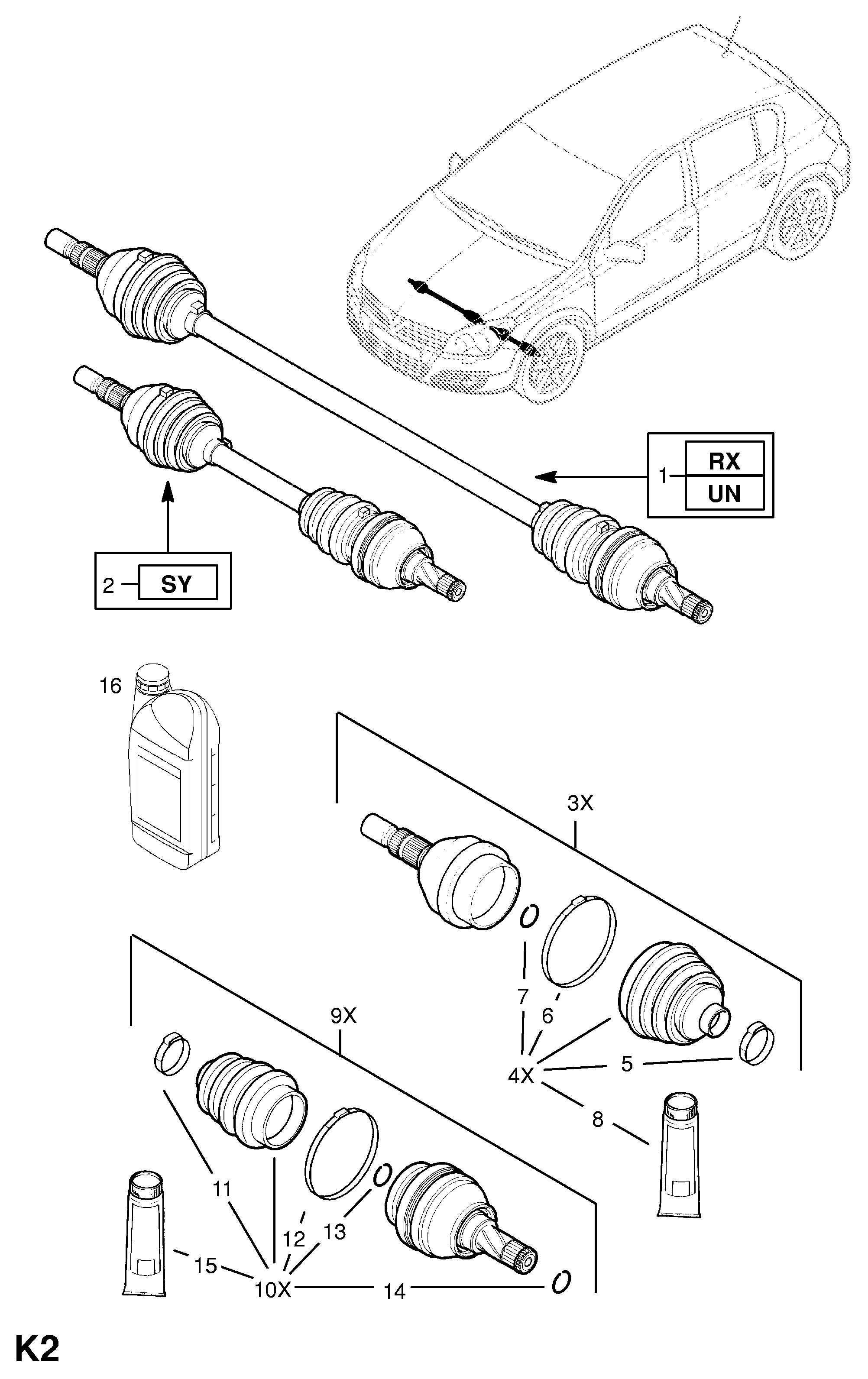 PSA 3 74 052 - Bullone / Vite www.autoricambi360.it