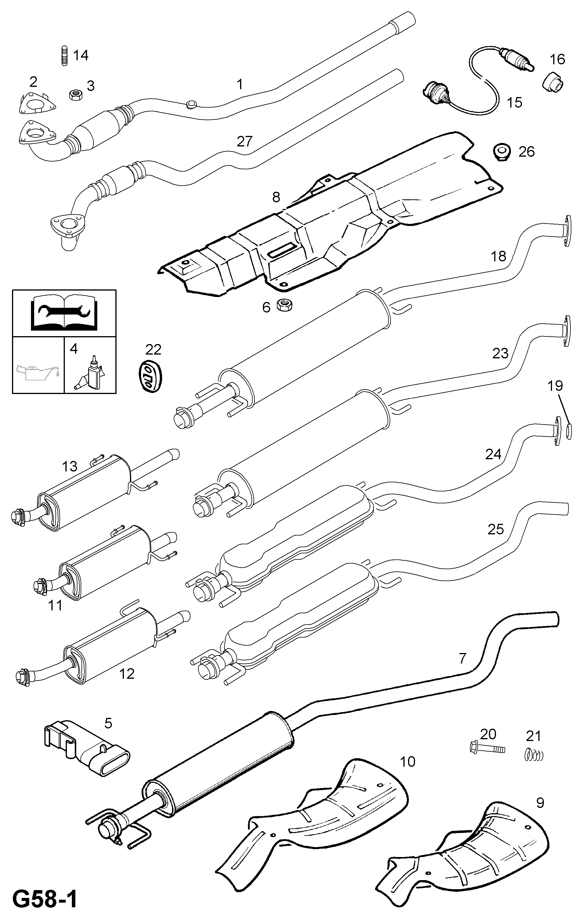 PSA 8 55 510 - Sonda lambda www.autoricambi360.it