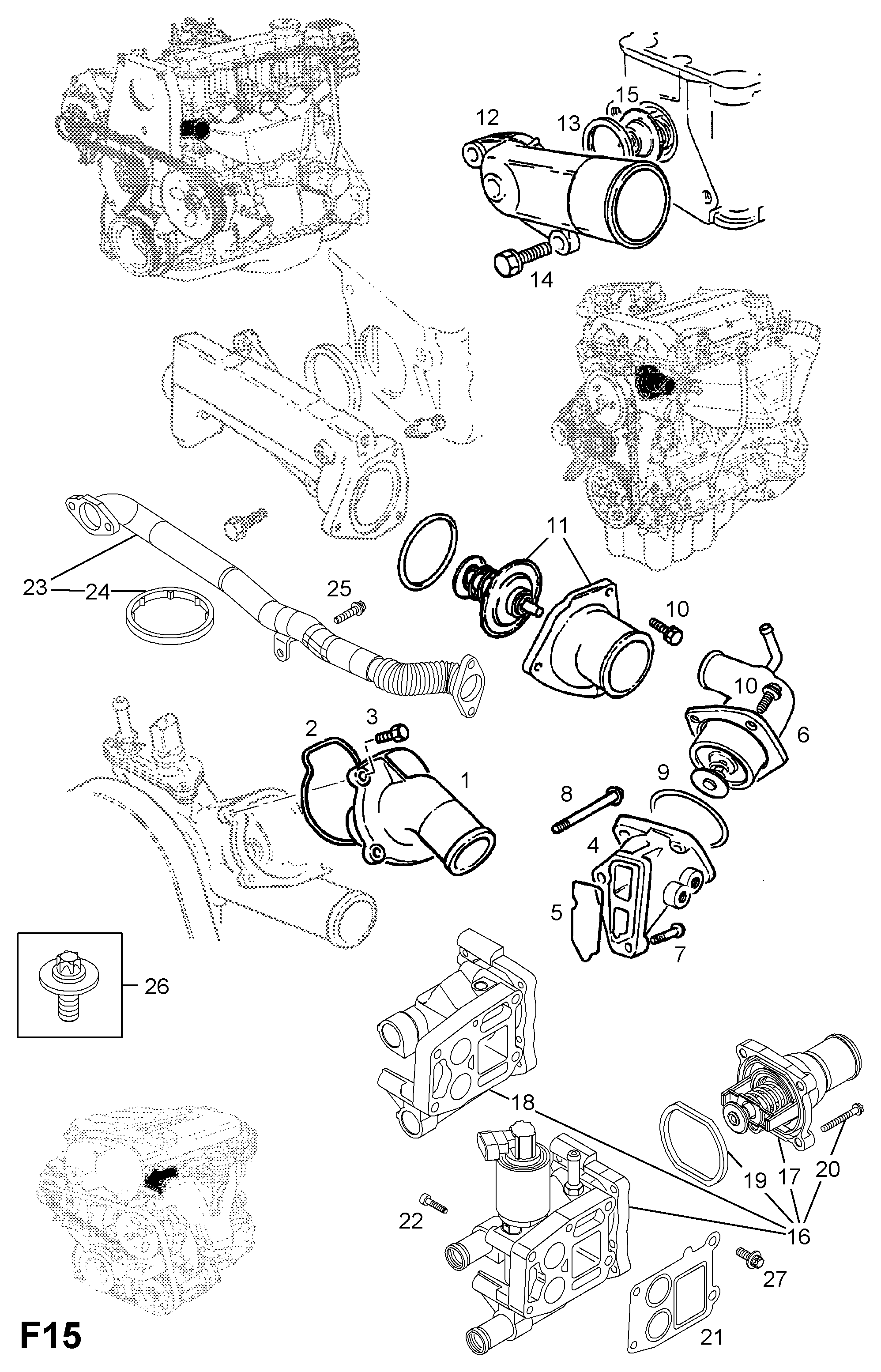 PSA 63 38 047 - Termostato, Refrigerante www.autoricambi360.it