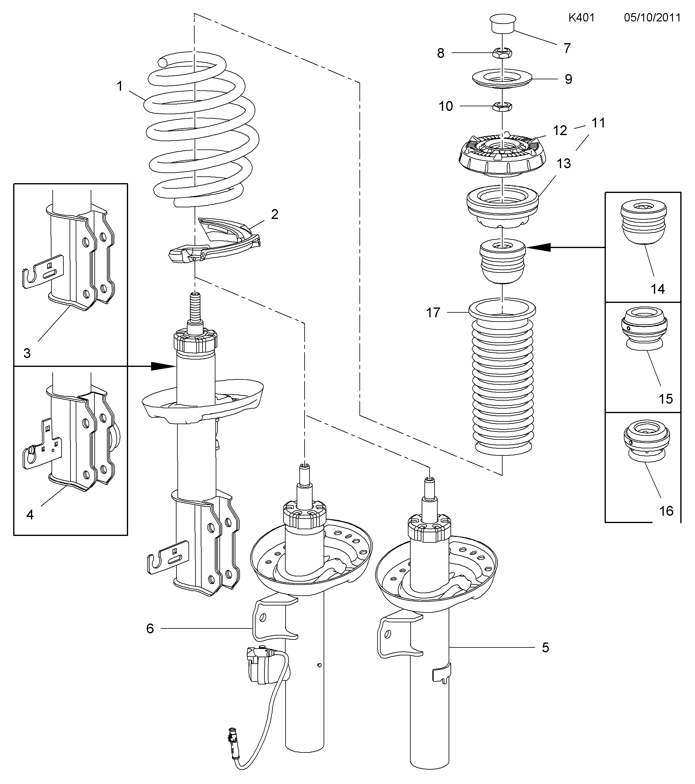 PSA 344949 - Ammortizzatore www.autoricambi360.it