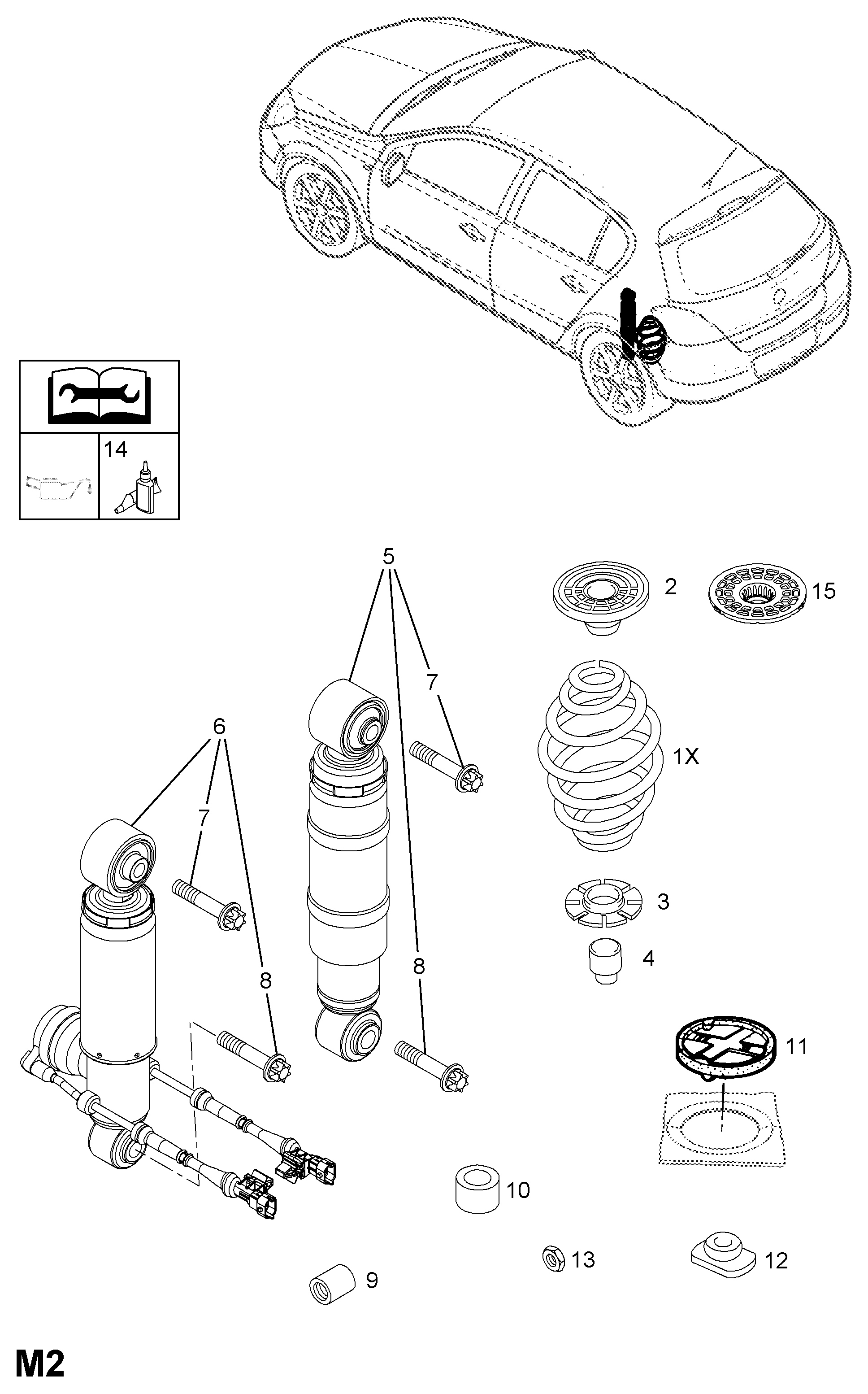 PSA 4 36 315 - Ammortizzatore www.autoricambi360.it