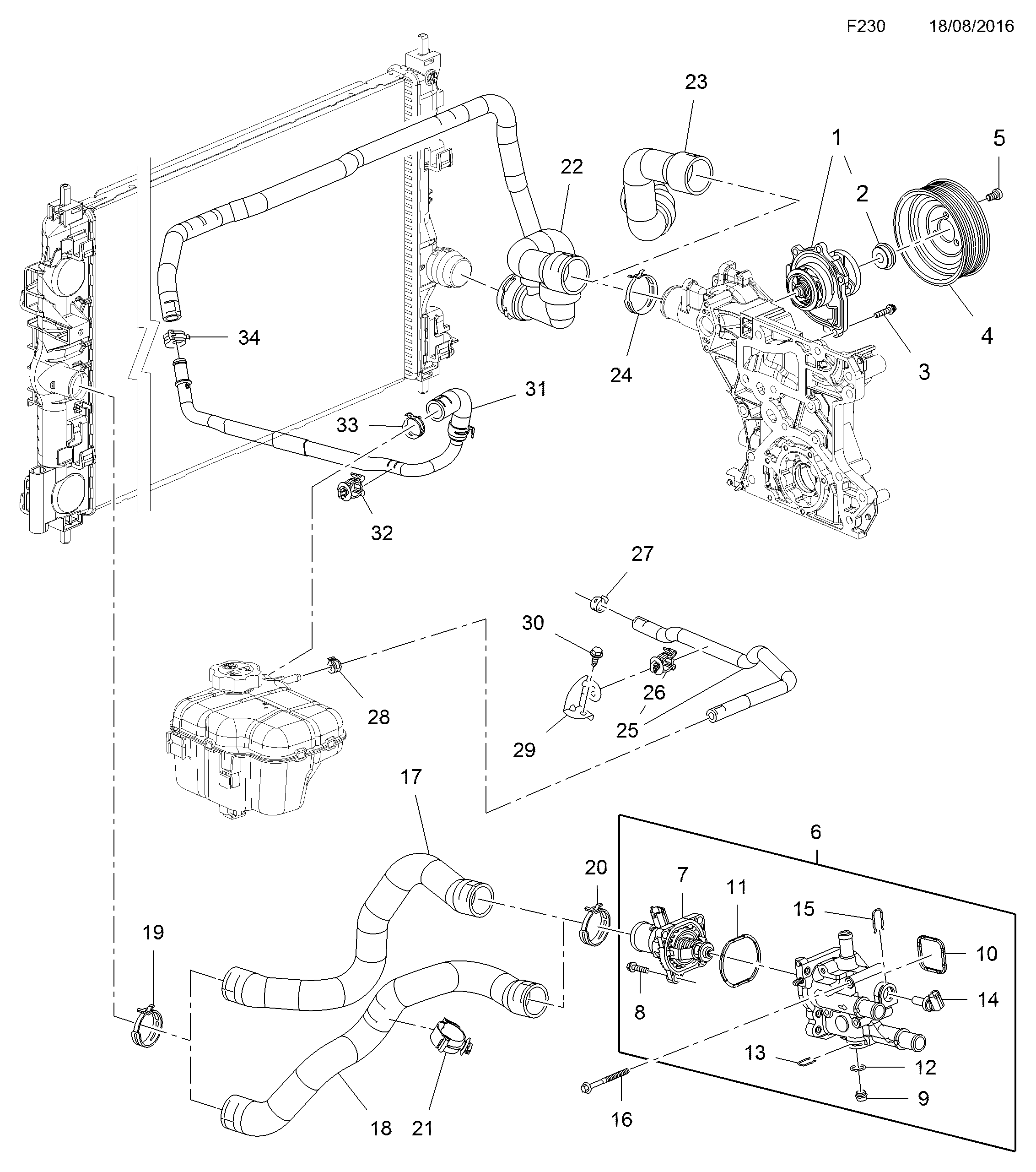 PSA 1338257 - Termostato, Refrigerante www.autoricambi360.it