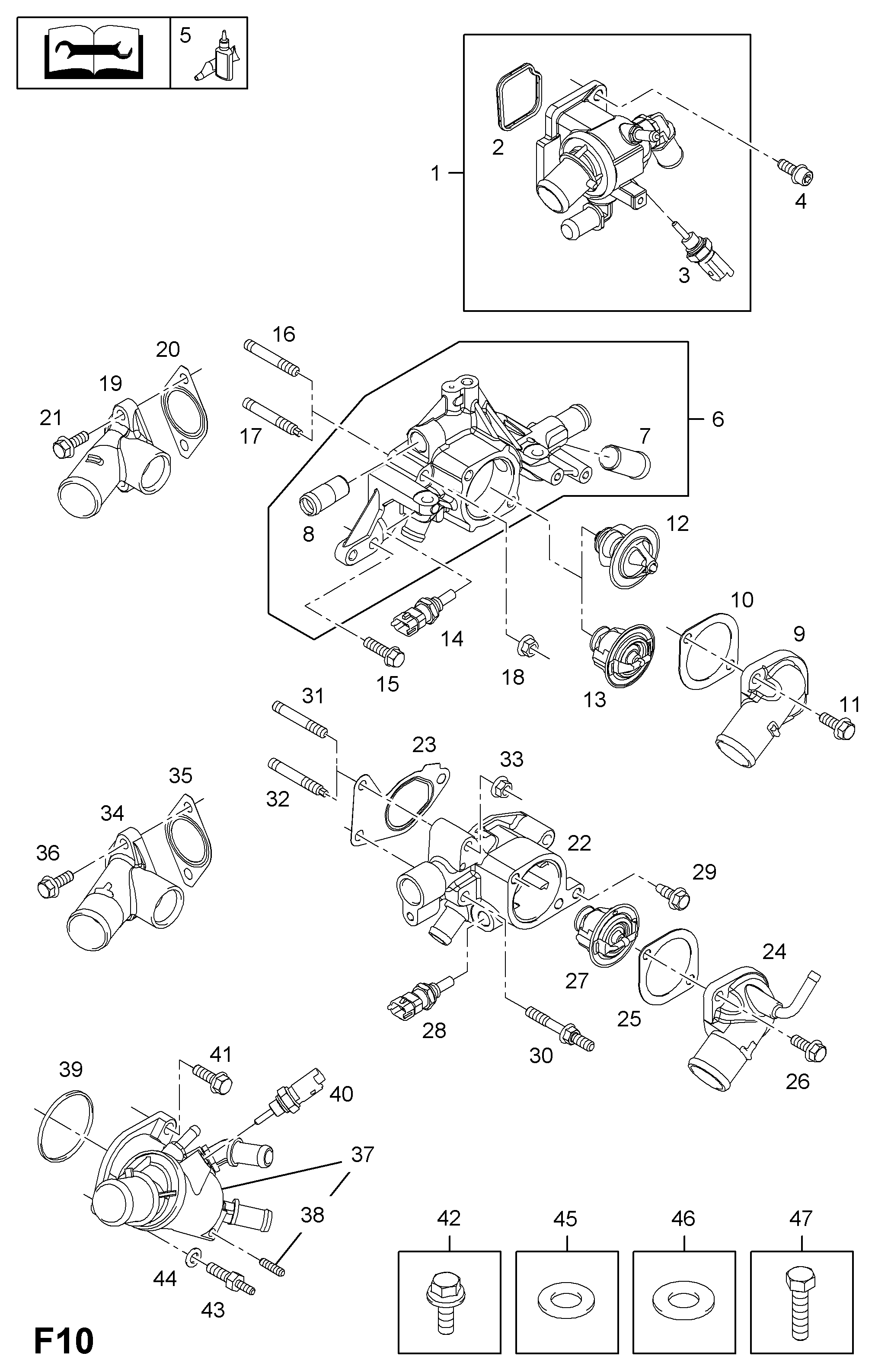PSA 13 38 276 - Termostato, Refrigerante www.autoricambi360.it