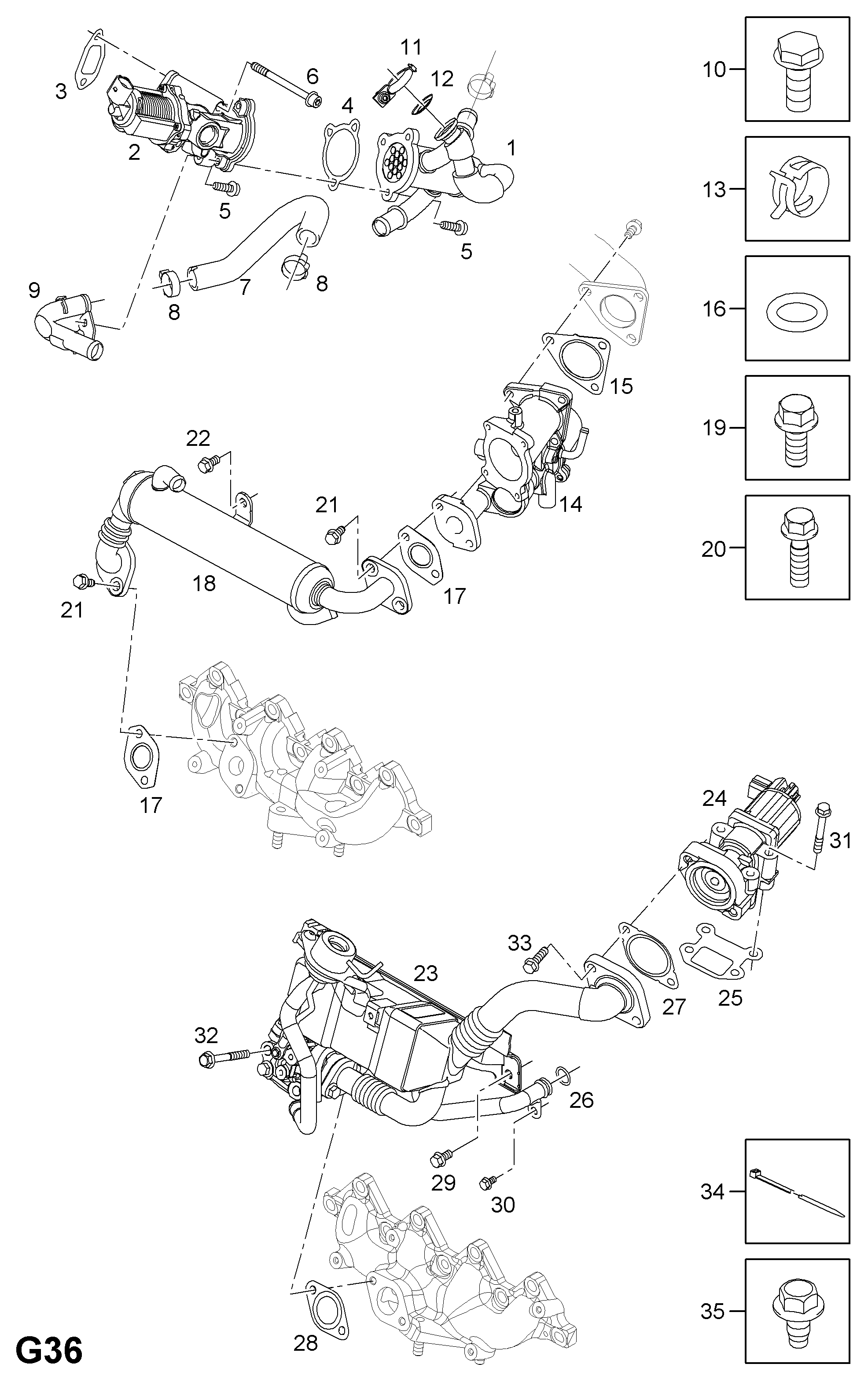 PSA 95523829 - Valvola ricircolo gas scarico-EGR www.autoricambi360.it